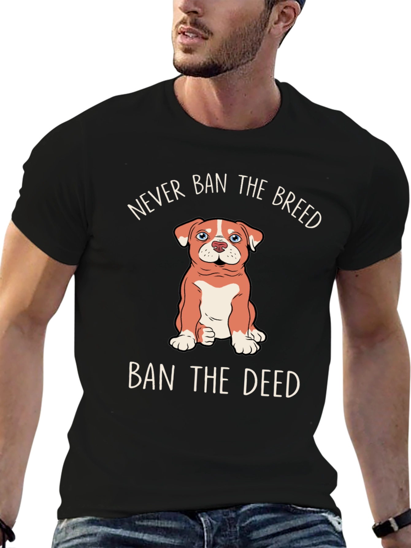 Never Ban the Breed T-Shirt – Responsible Dog Owner Tee