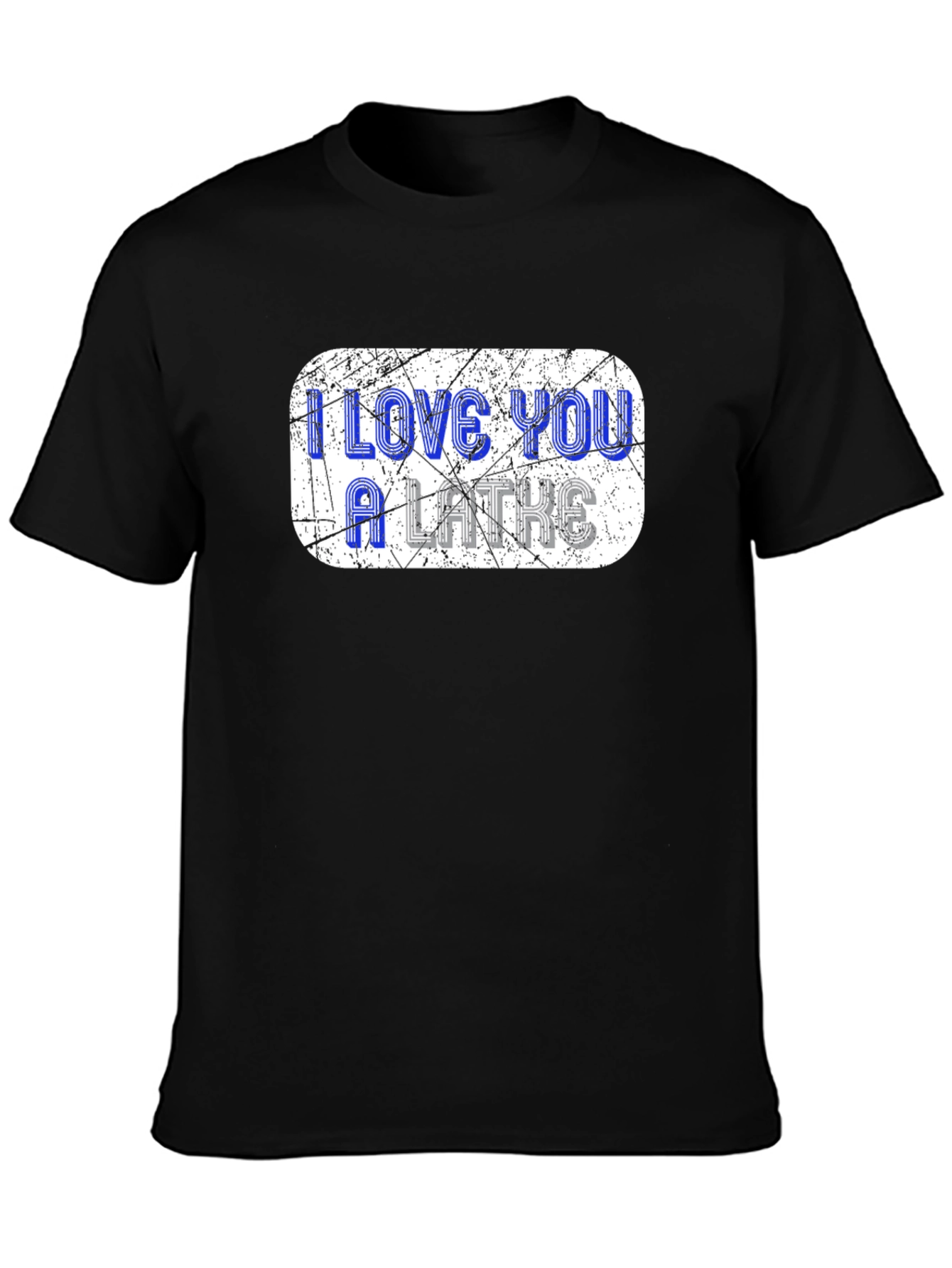 I Love You A Lathe Black T-Shirt