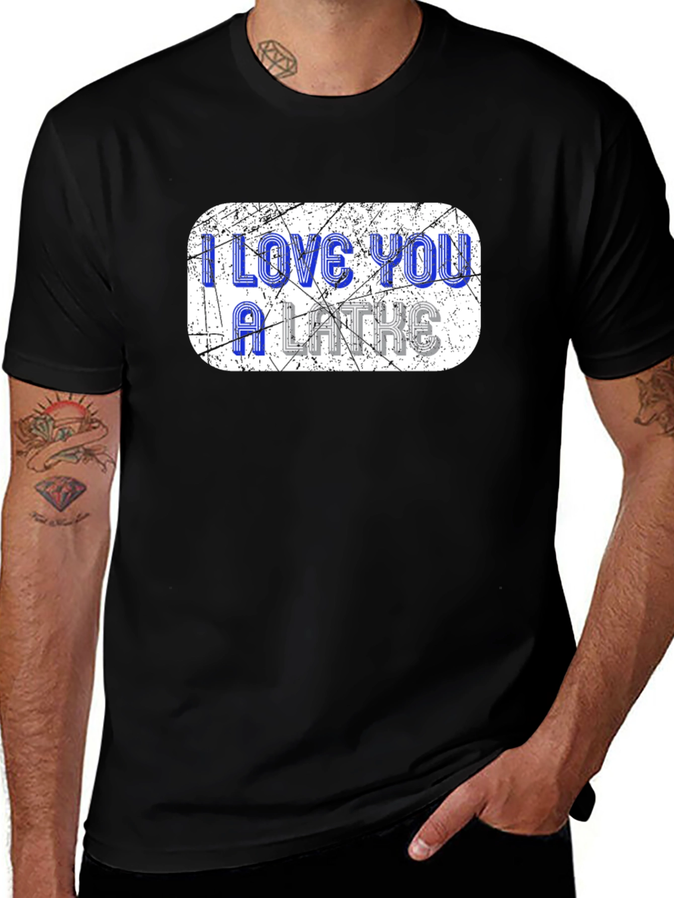 I Love You A Lathe Black T-Shirt