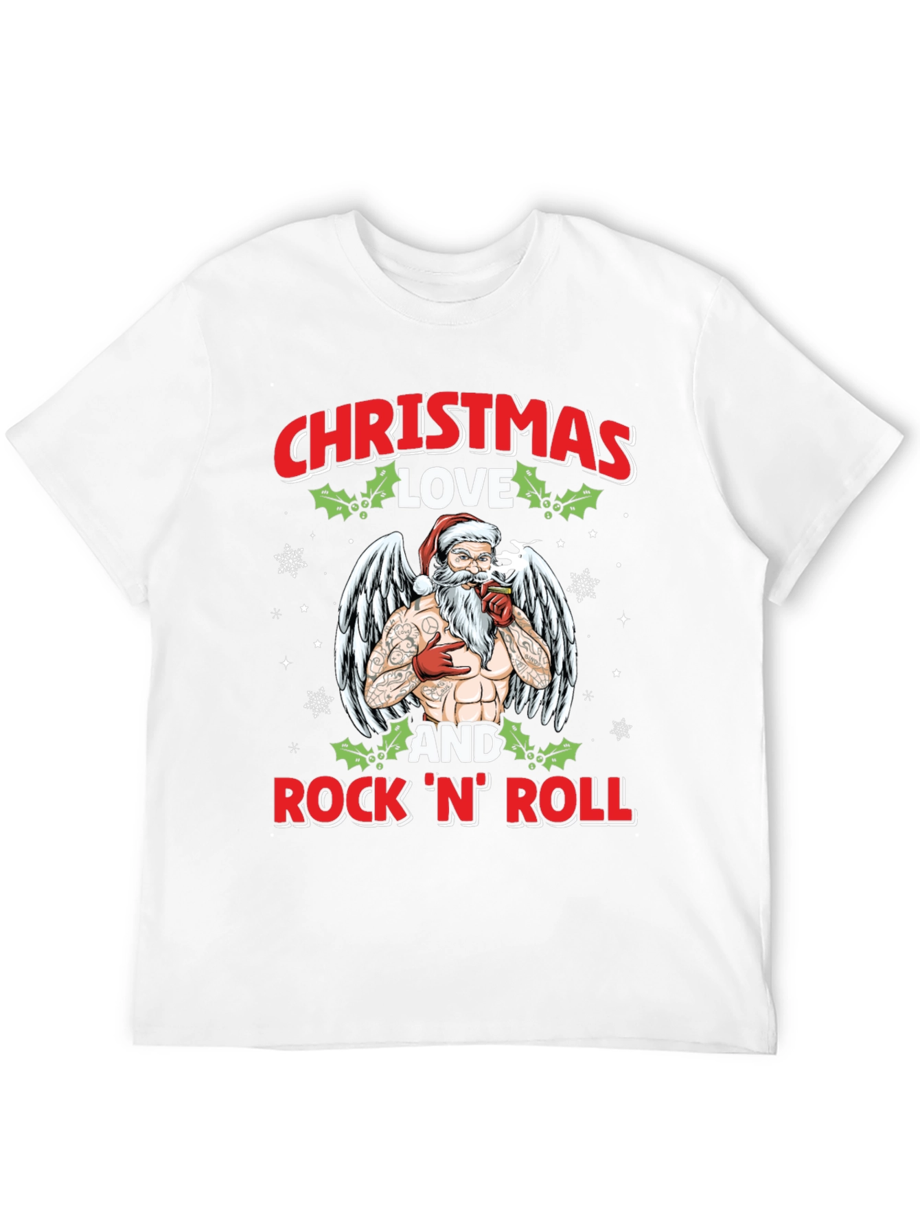 Christmas Love and RocknRoll T-Shirt