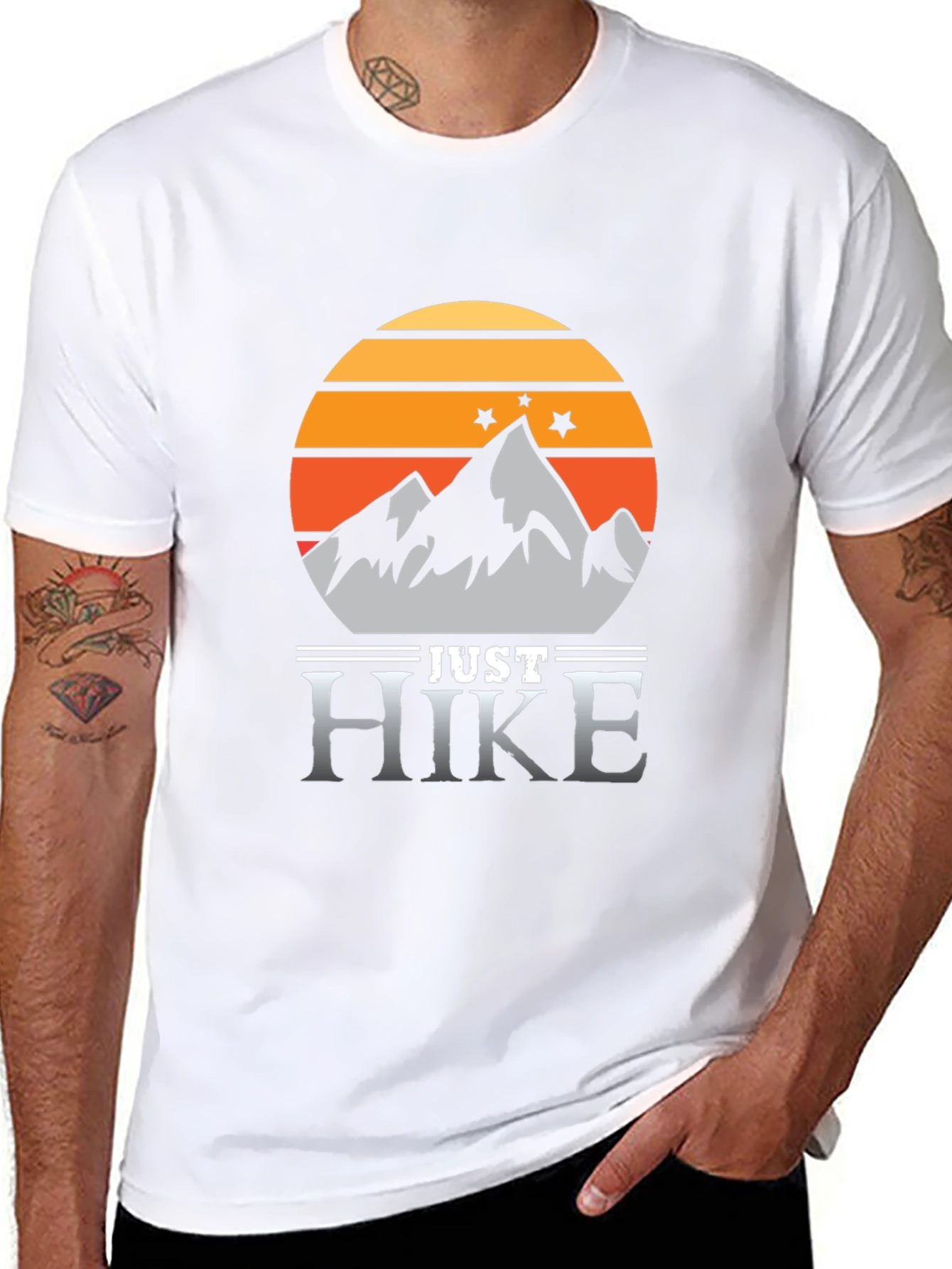 Just Hike Tee - Mountain Adventure T-Shirt