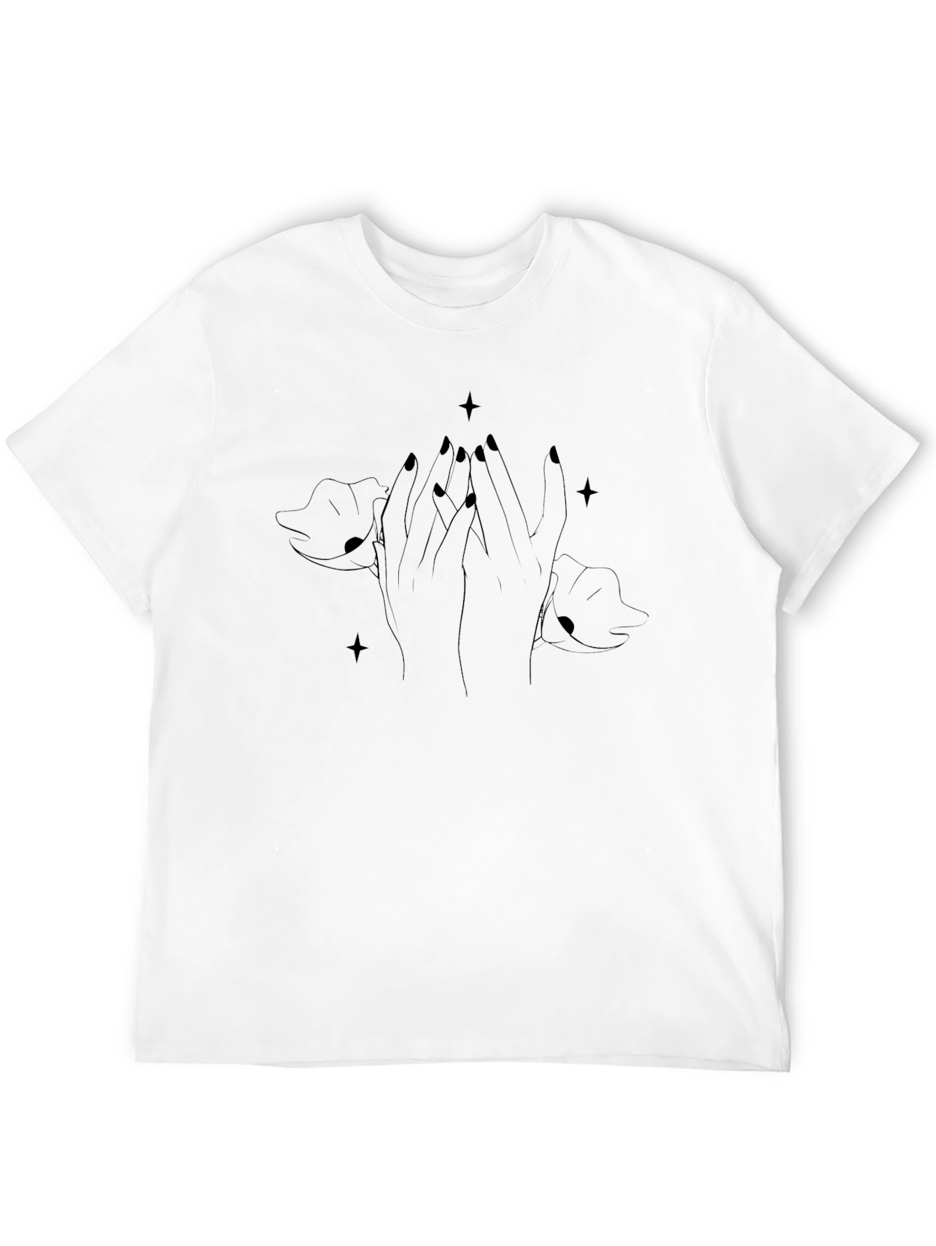 Mystic Hands Graphic Tee - Unisex Black Shirt