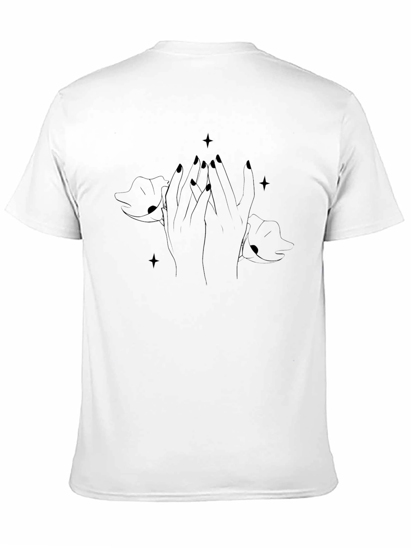 Mystic Hands Graphic Tee - Unisex Black Shirt