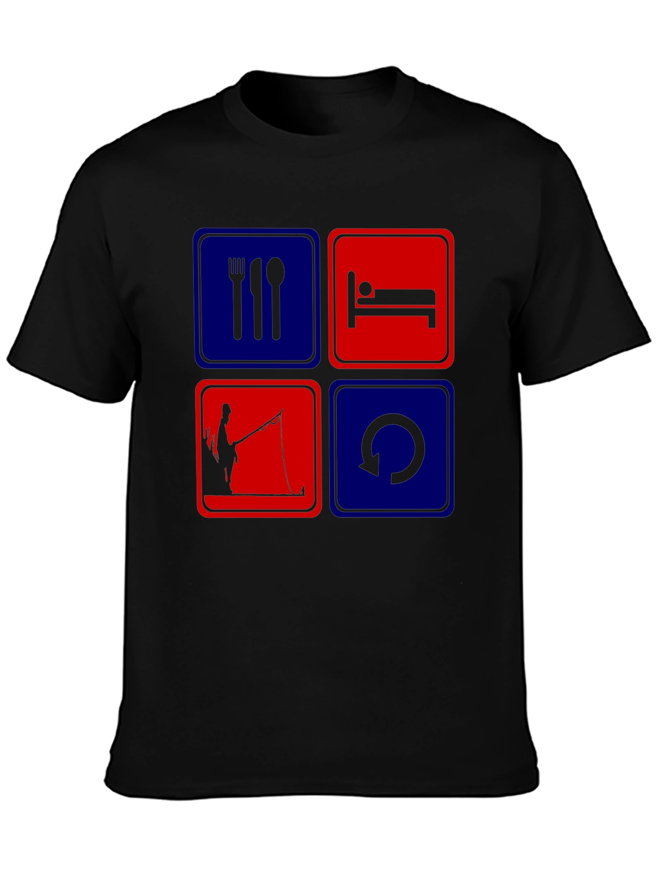 Eat Sleep Fish Repeat T-Shirt