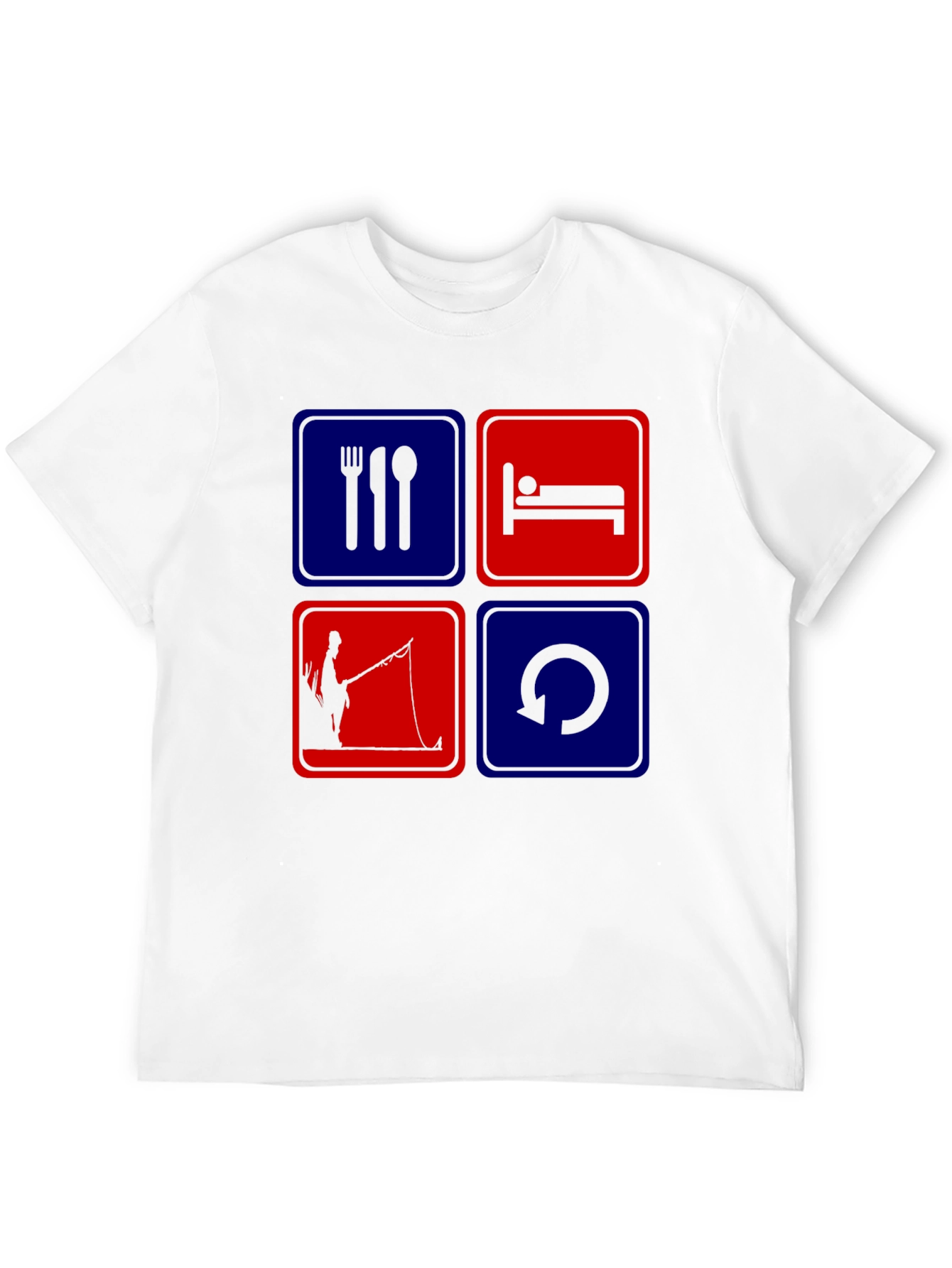 Eat Sleep Fish Repeat T-Shirt
