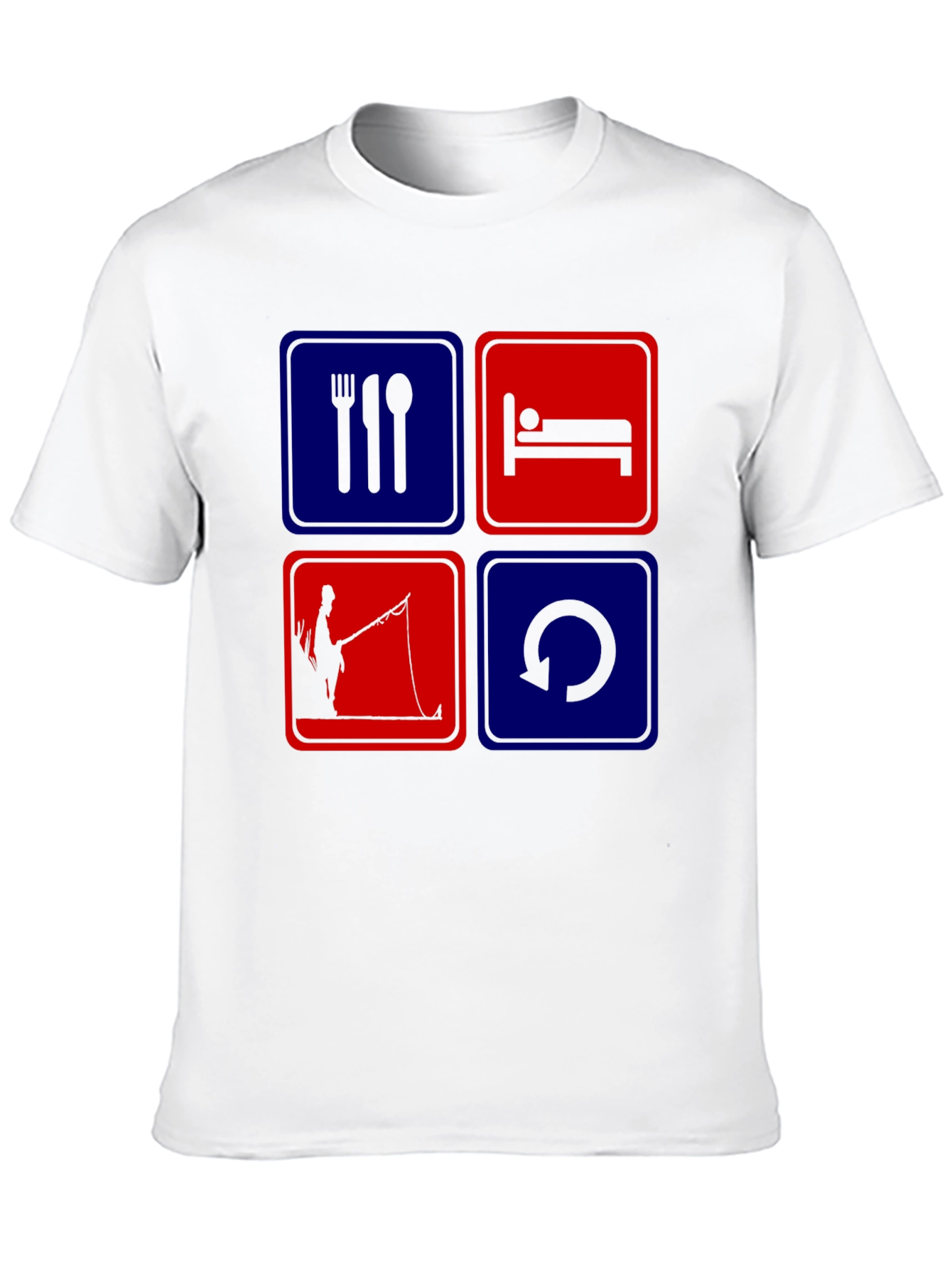 Eat Sleep Fish Repeat T-Shirt