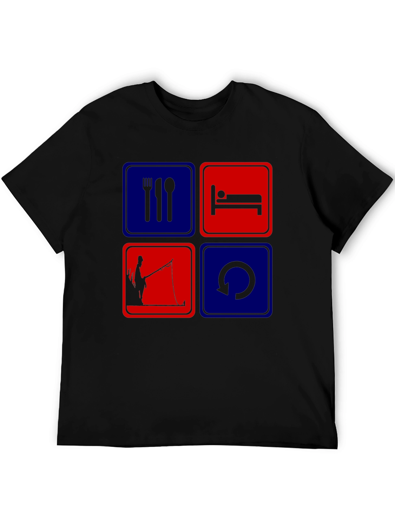 Eat Sleep Fish Repeat T-Shirt