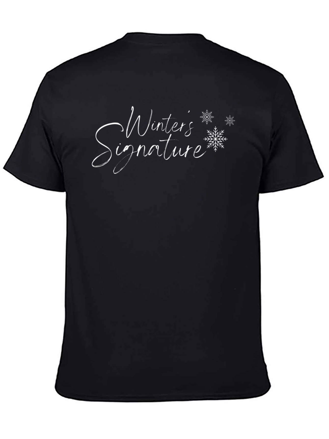 Winters Signature Graphic T-Shirt - Stylish Black Tee
