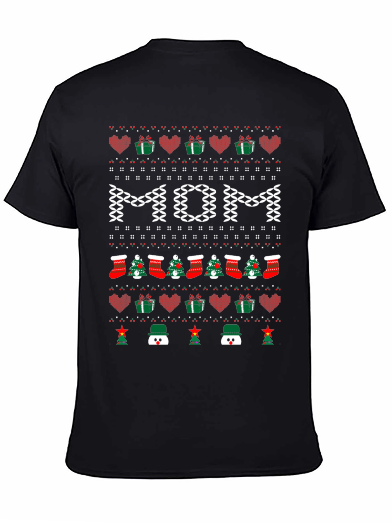 Festive Mom Christmas T-Shirt - Holiday Season Apparel