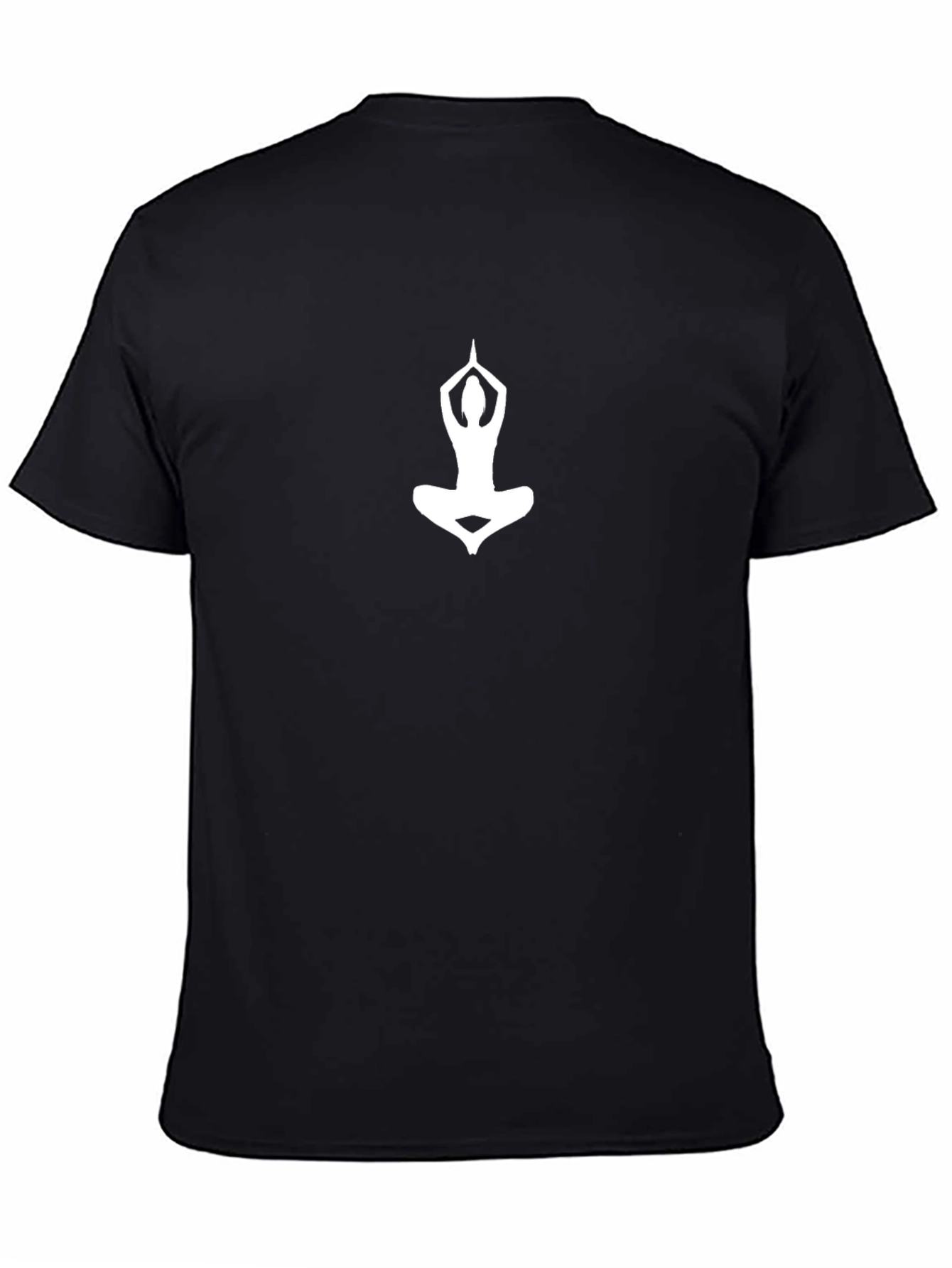 Yoga Pose Graphic Tee - Black