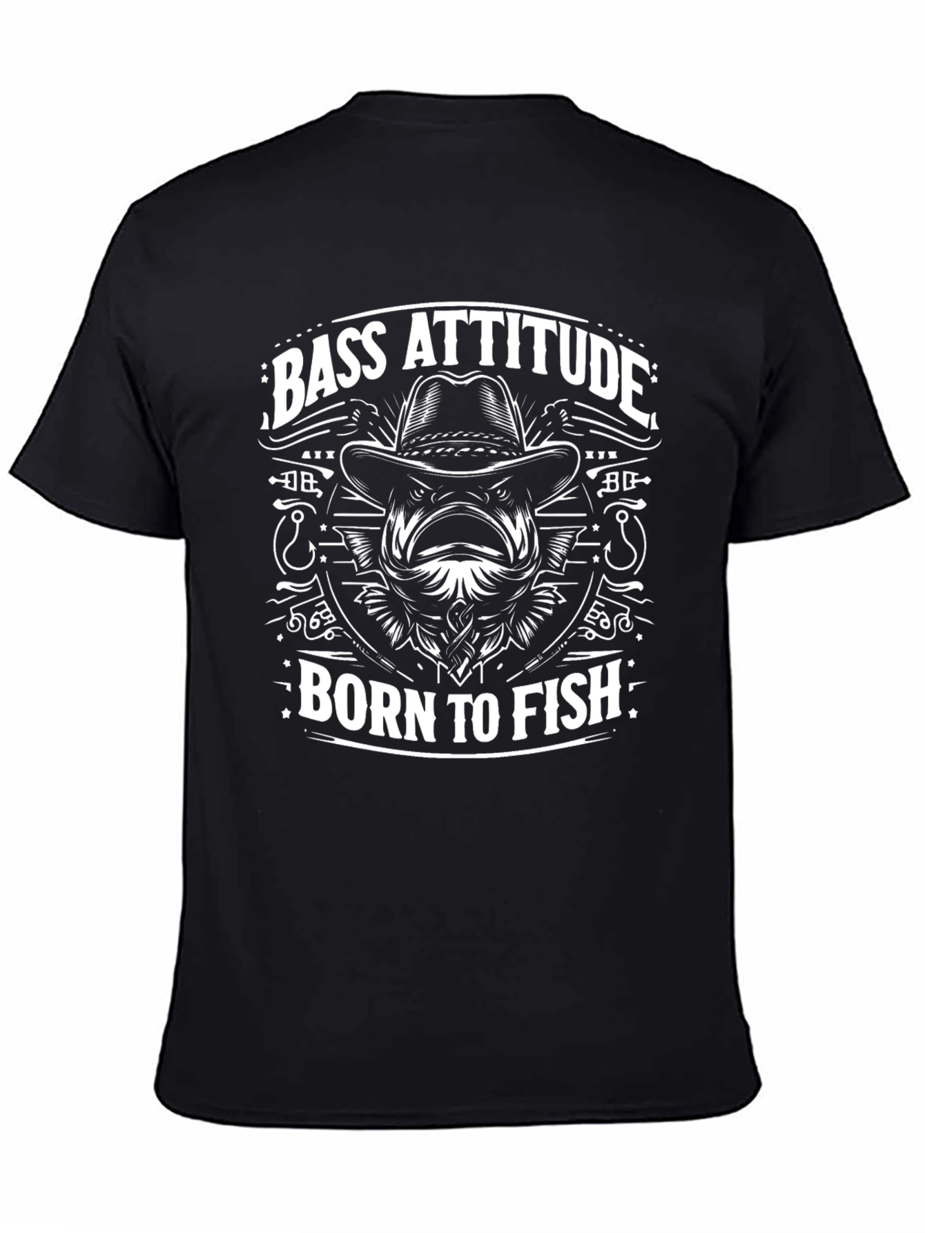 Bass Attitude Born To Fish T-Shirt