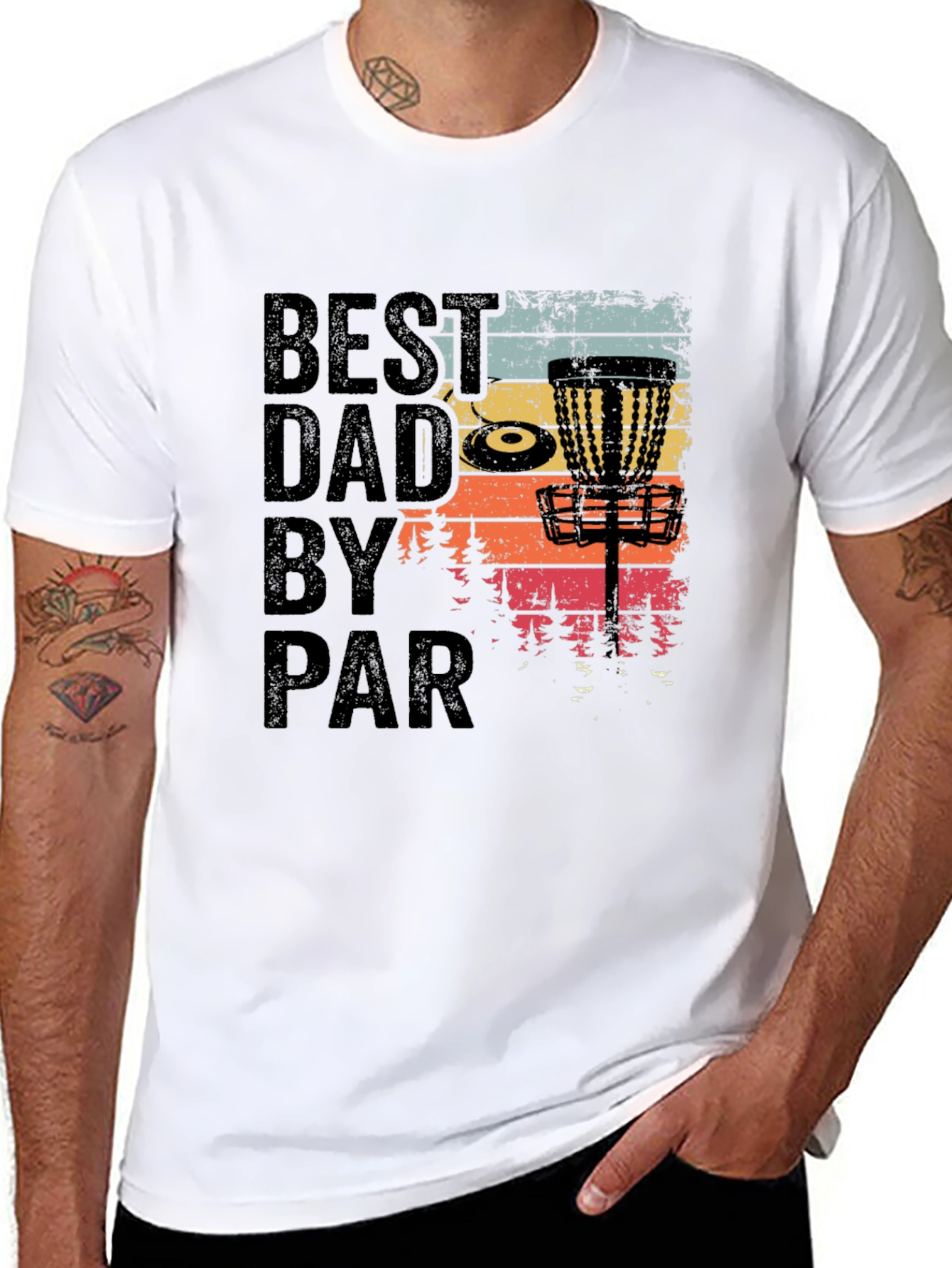 Best Dad by Par Disc Golf T-Shirt