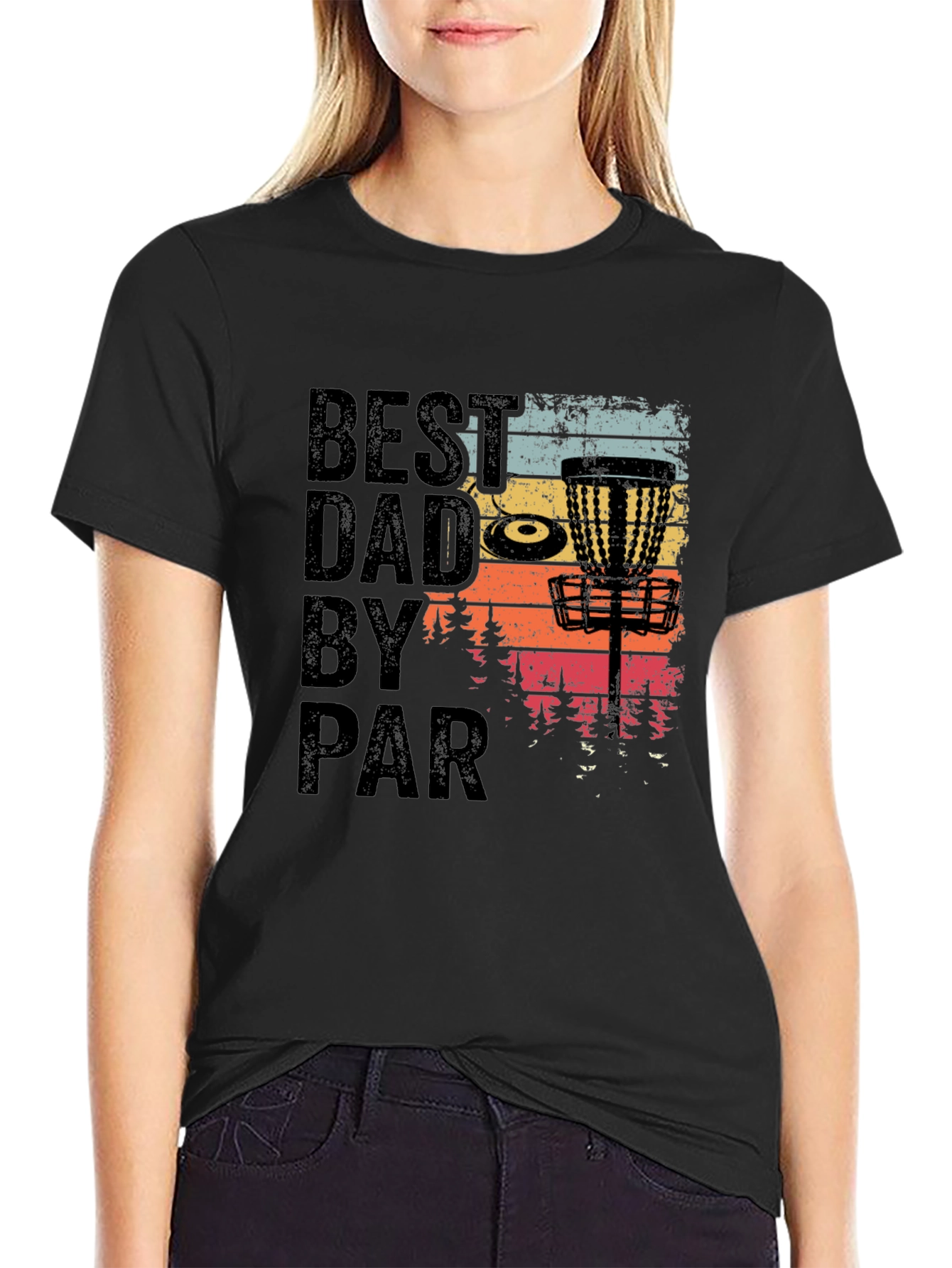 Best Dad by Par Disc Golf T-Shirt