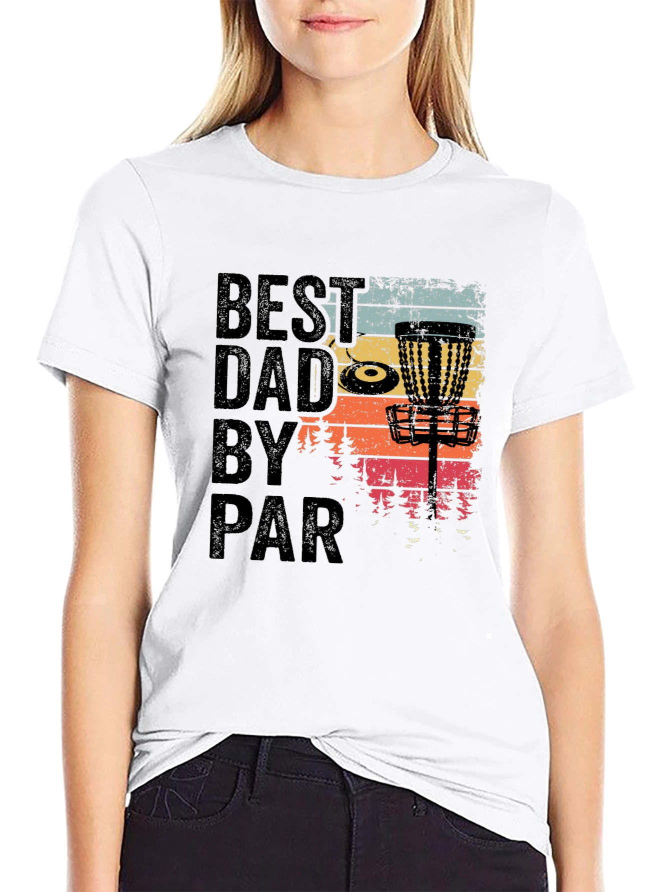 Best Dad by Par Disc Golf T-Shirt