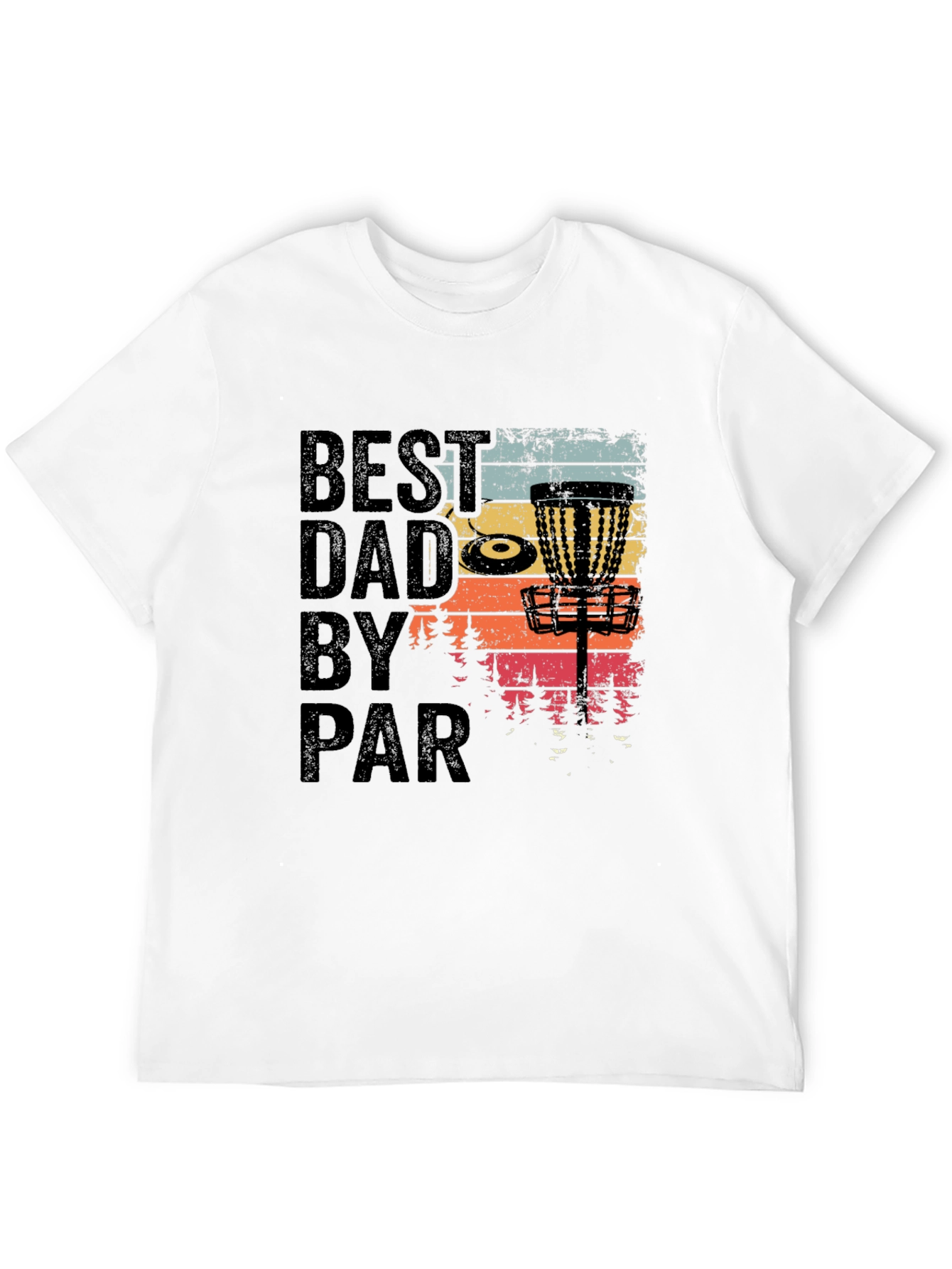Best Dad by Par Disc Golf T-Shirt