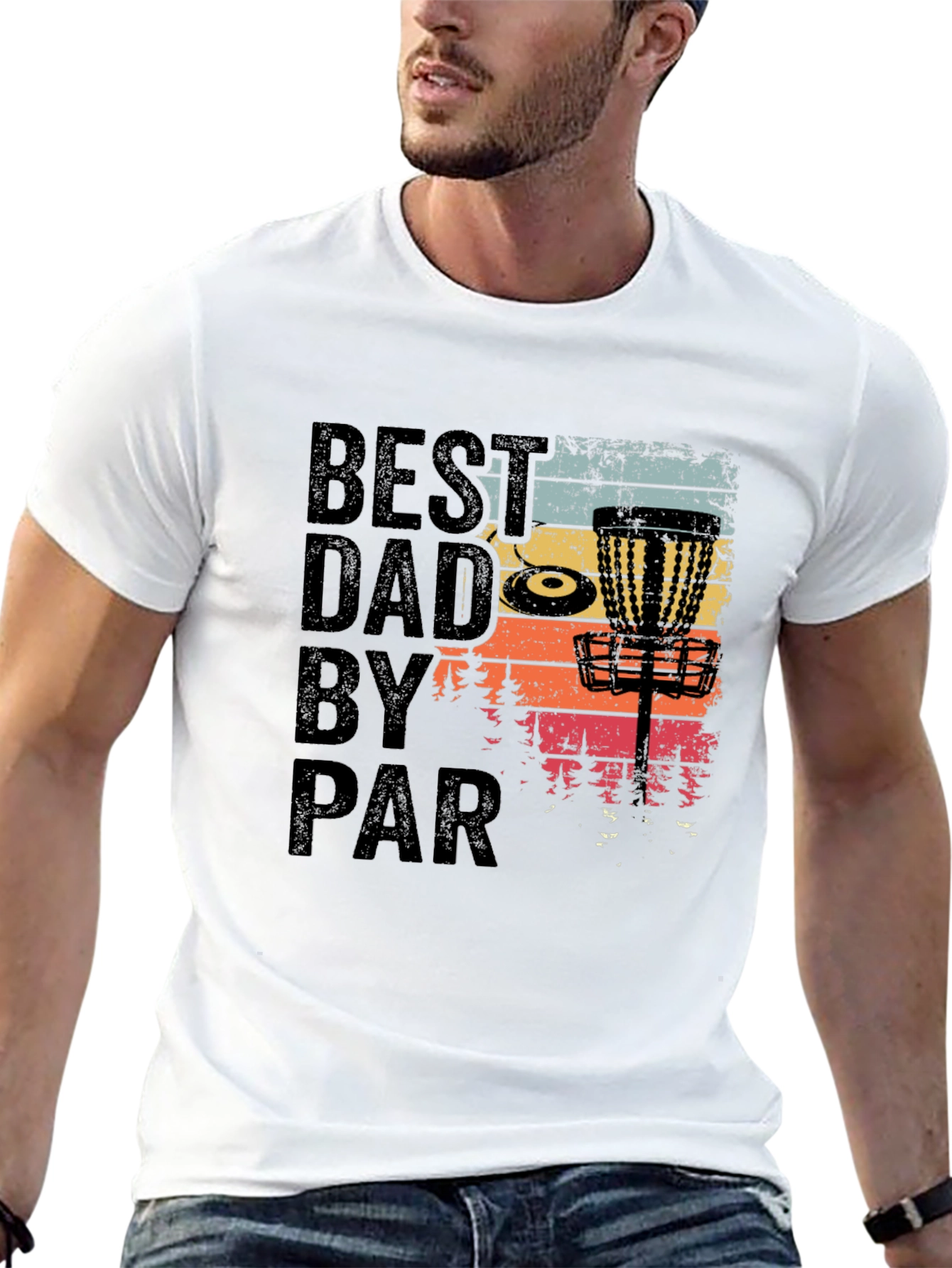 Best Dad by Par Disc Golf T-Shirt