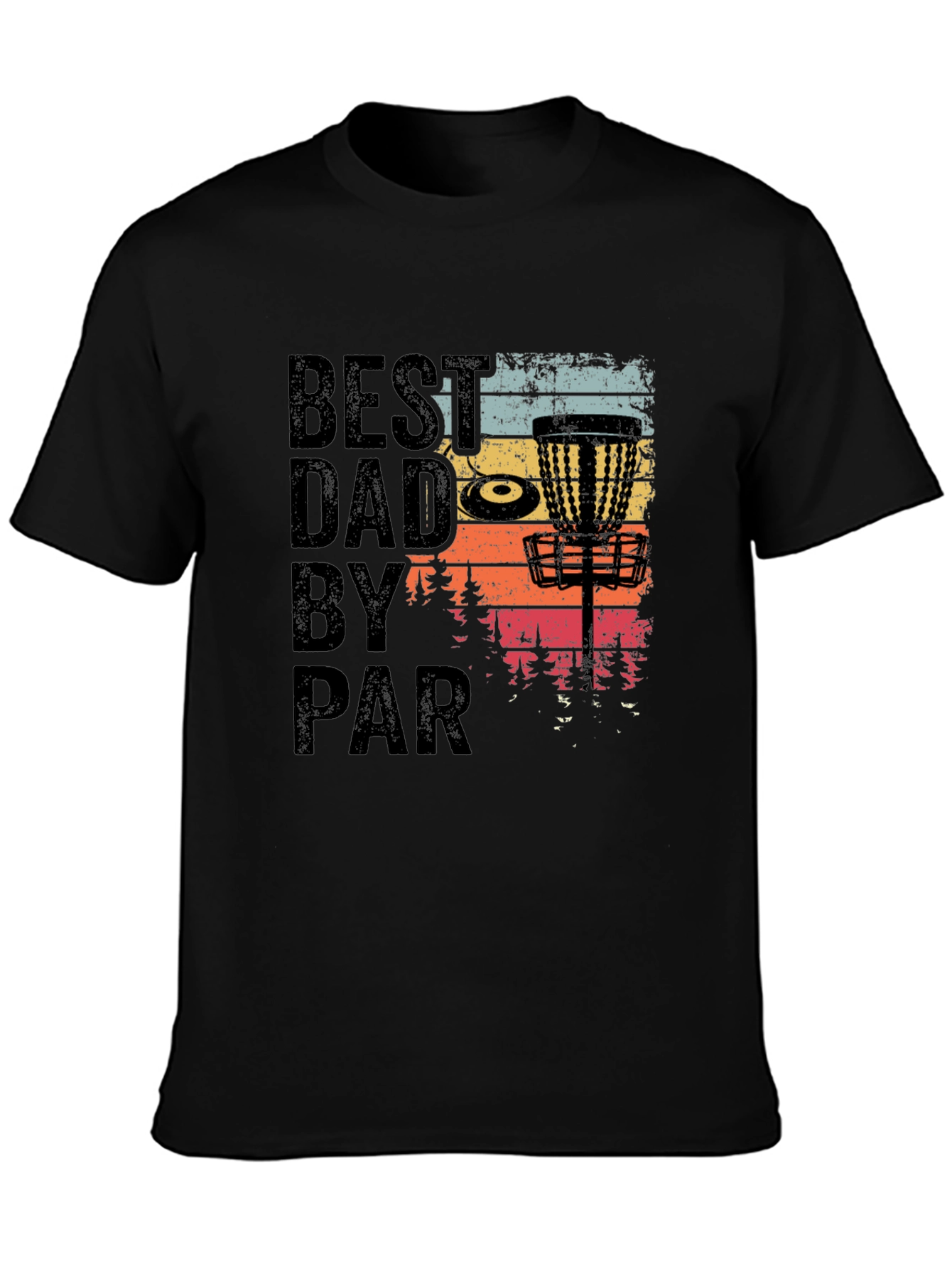 Best Dad by Par Disc Golf T-Shirt
