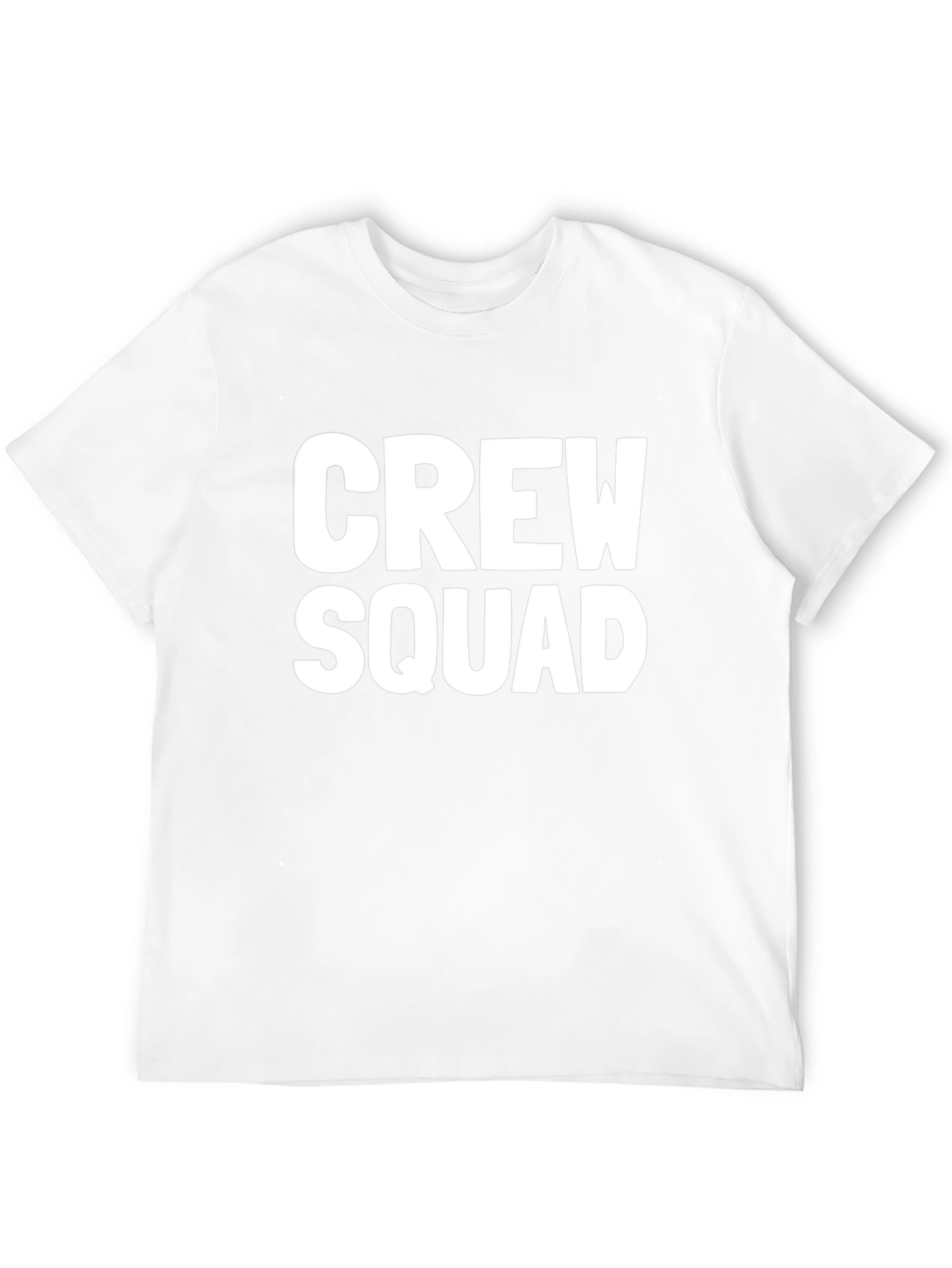 Crew Squad Black Graphic T-Shirt