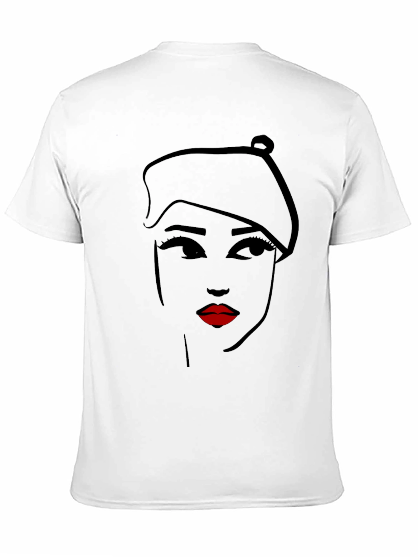Stylish Graphic Print Black T-Shirt