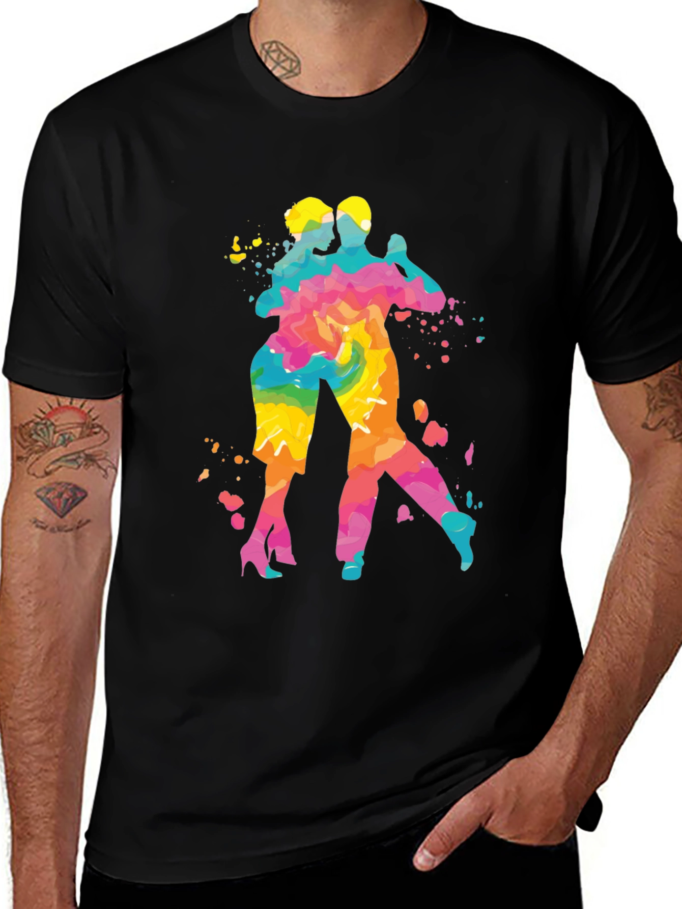 Colorful Tango Dancing T-Shirt