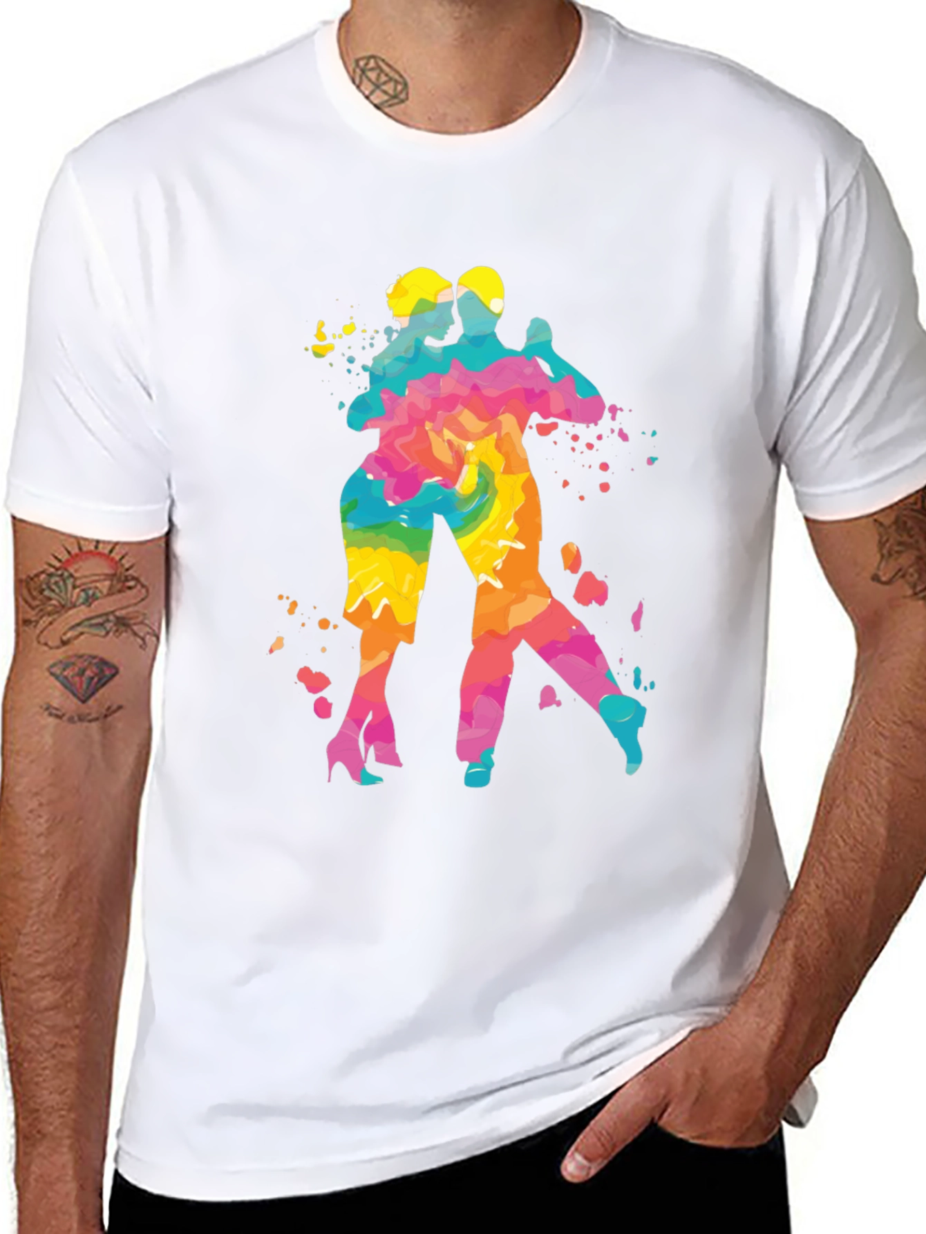 Colorful Tango Dancing T-Shirt