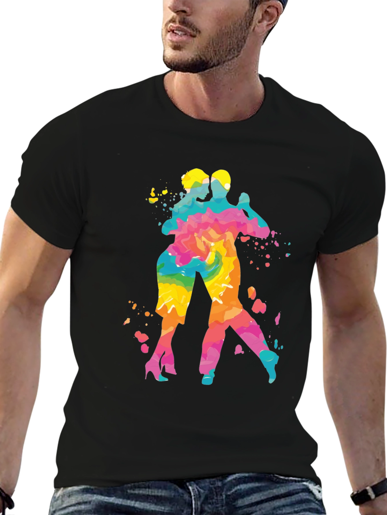 Colorful Tango Dancing T-Shirt