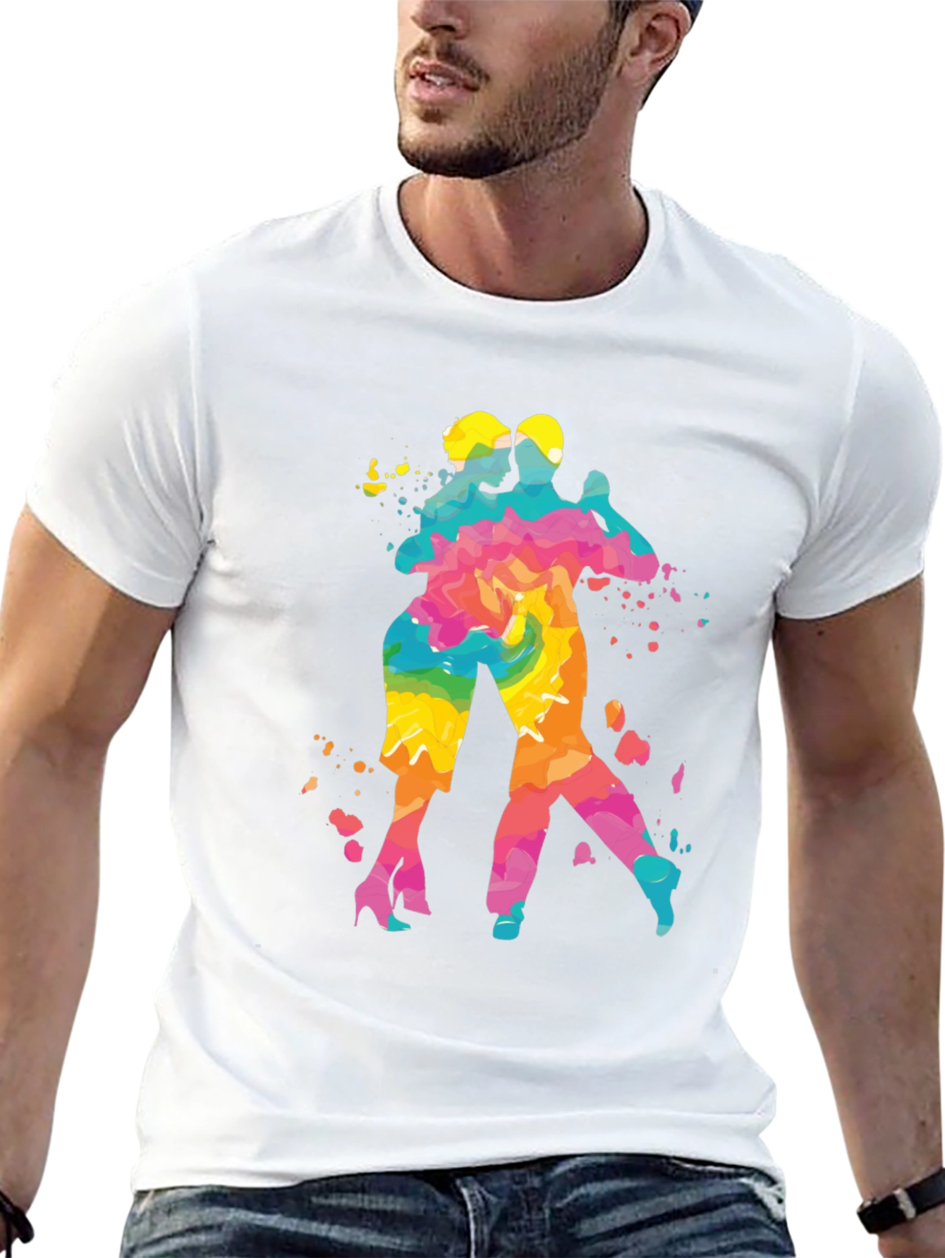 Colorful Tango Dancing T-Shirt