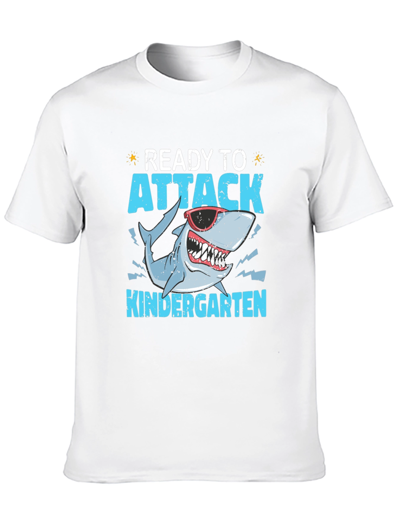 Ready to Attack Kindergarten Shark T-Shirt