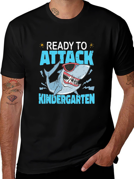 Ready to Attack Kindergarten Shark T-Shirt