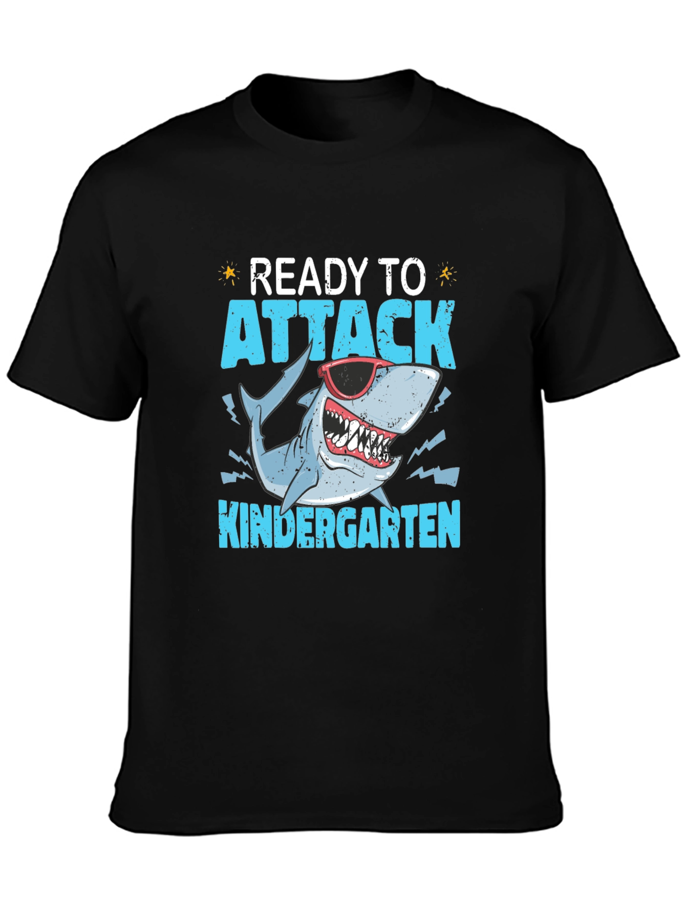 Ready to Attack Kindergarten Shark T-Shirt
