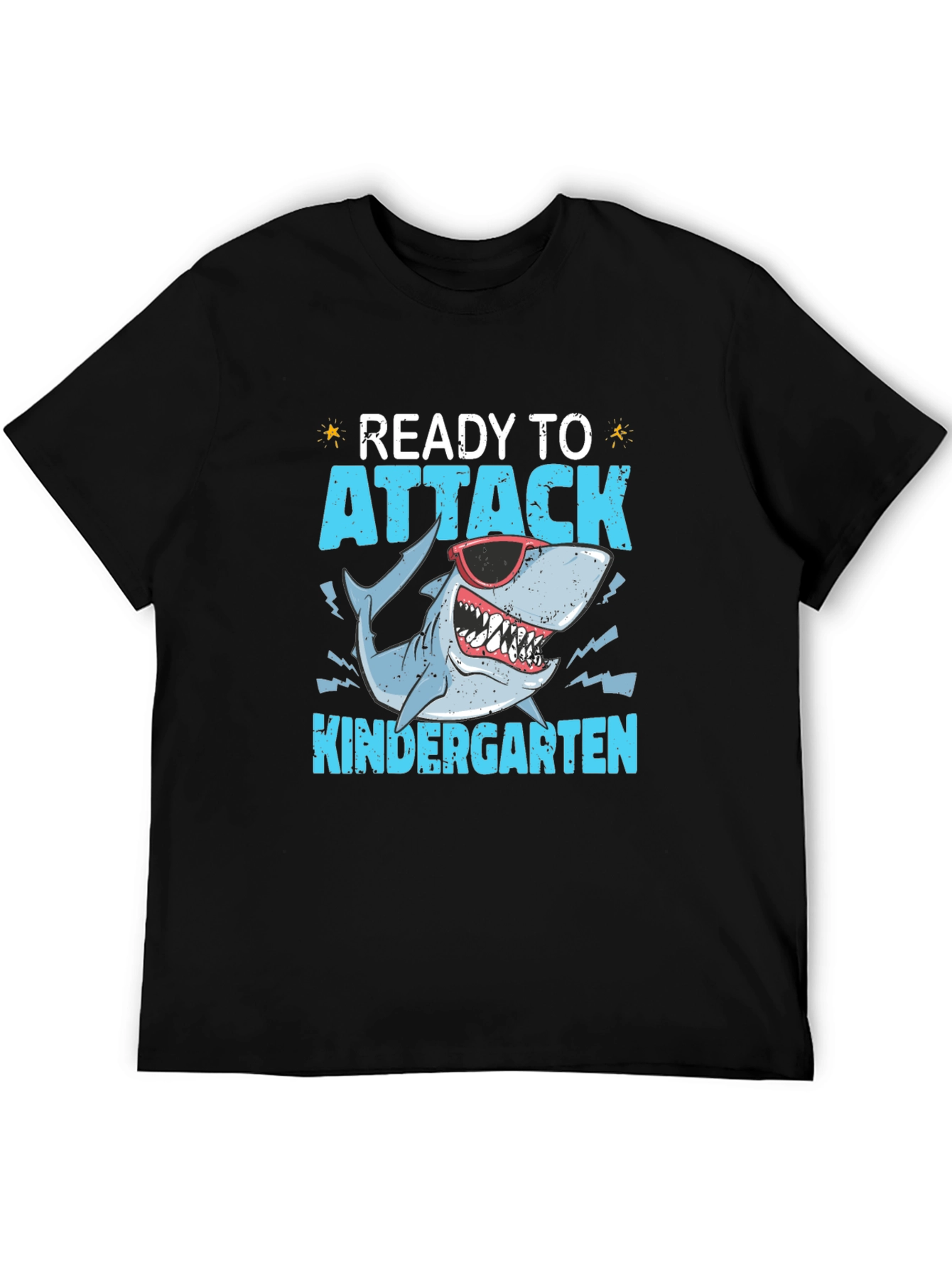 Ready to Attack Kindergarten Shark T-Shirt