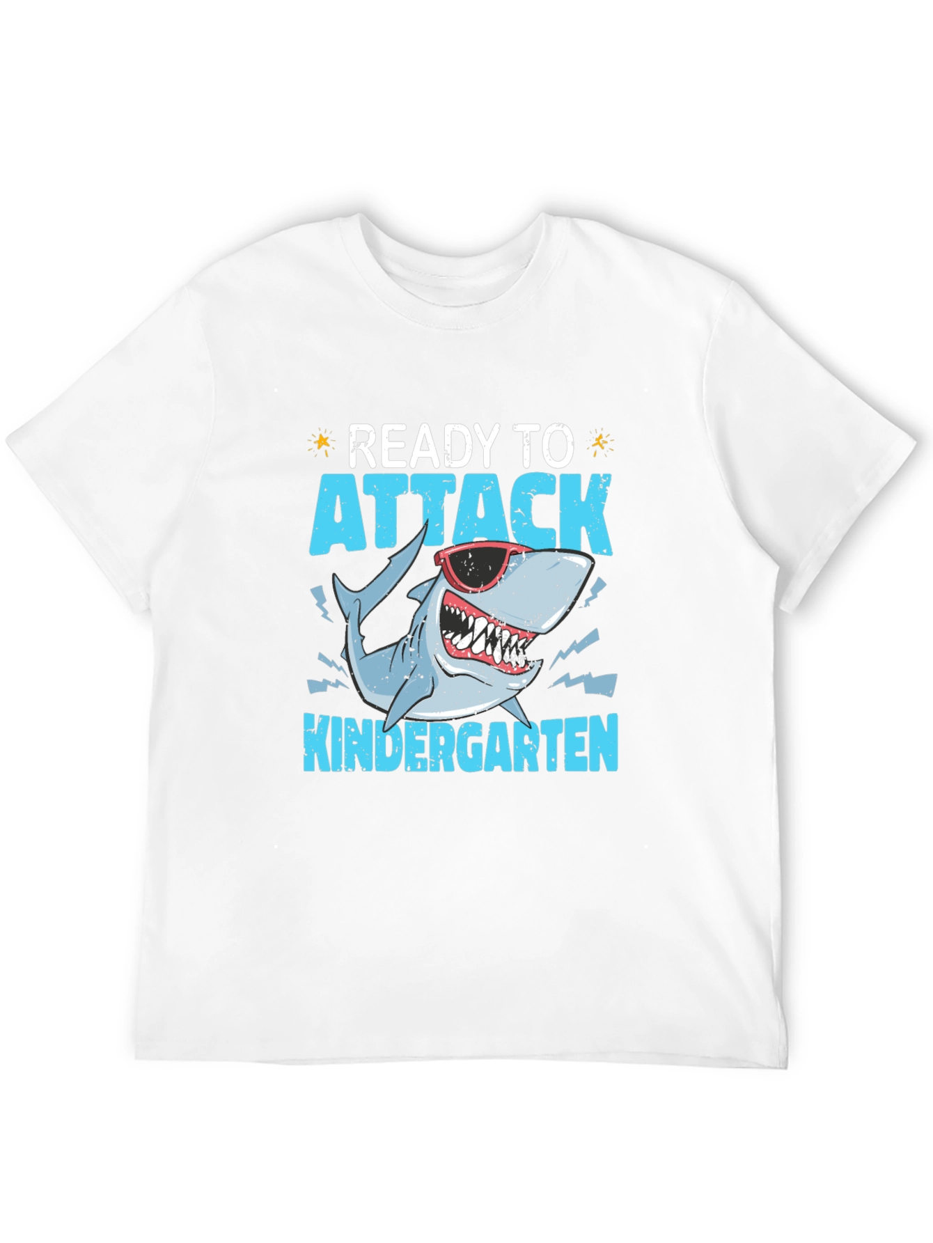 Ready to Attack Kindergarten Shark T-Shirt