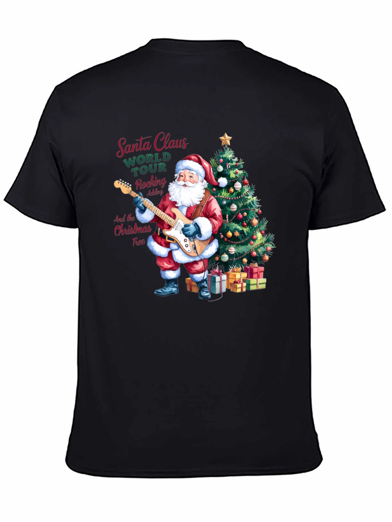 Santa Claus Rocking Christmas T-Shirt