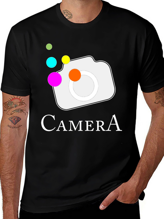 Camera Graphic T-Shirt - Stylish & Unique