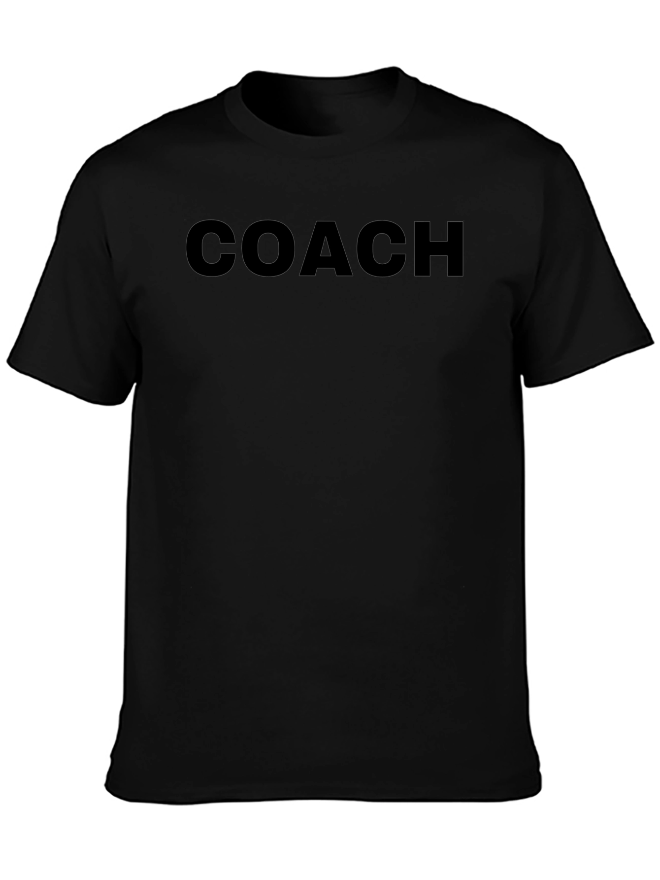 Mens Black COACH Crew Neck T-Shirt