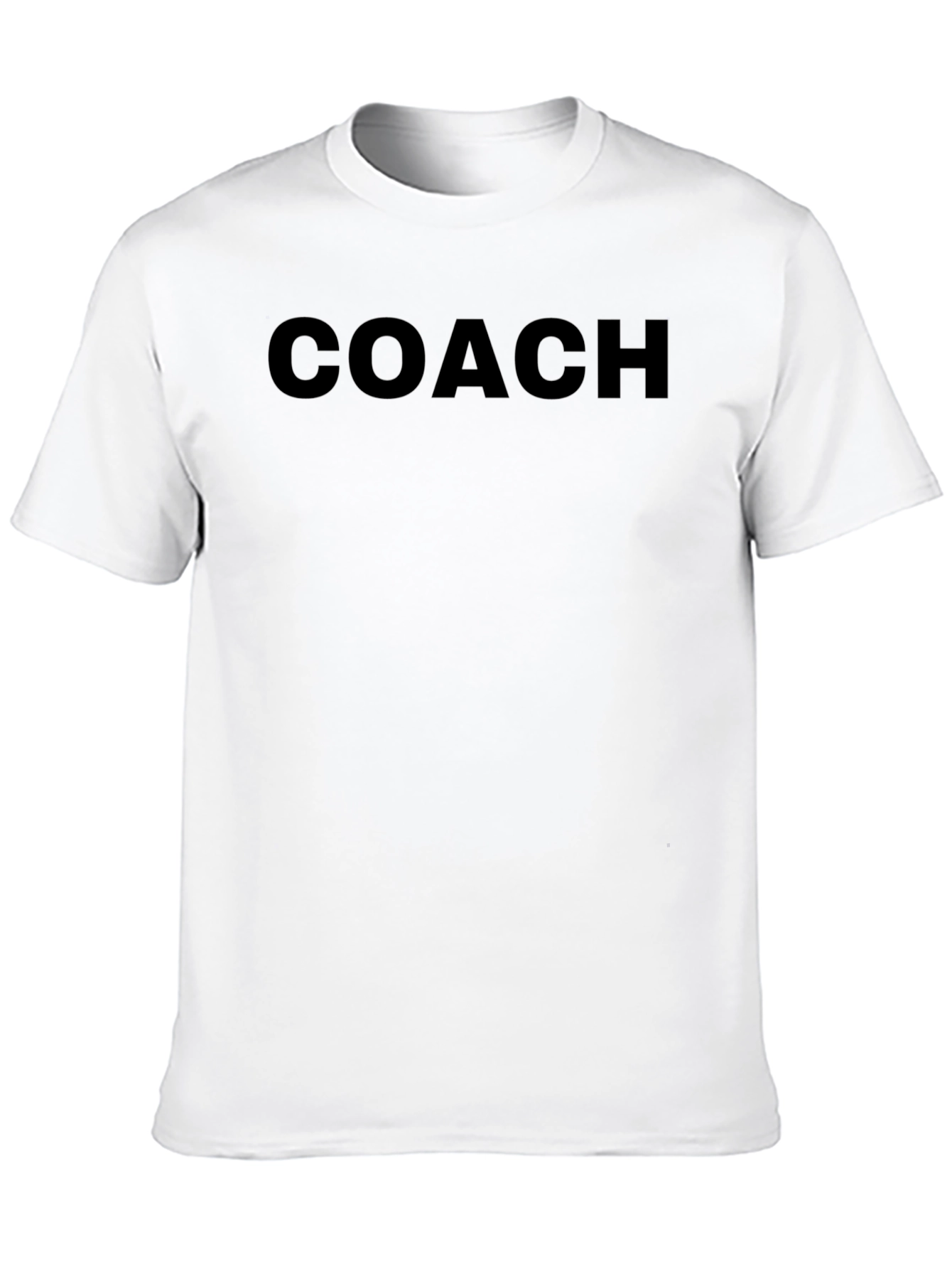 Mens Black COACH Crew Neck T-Shirt