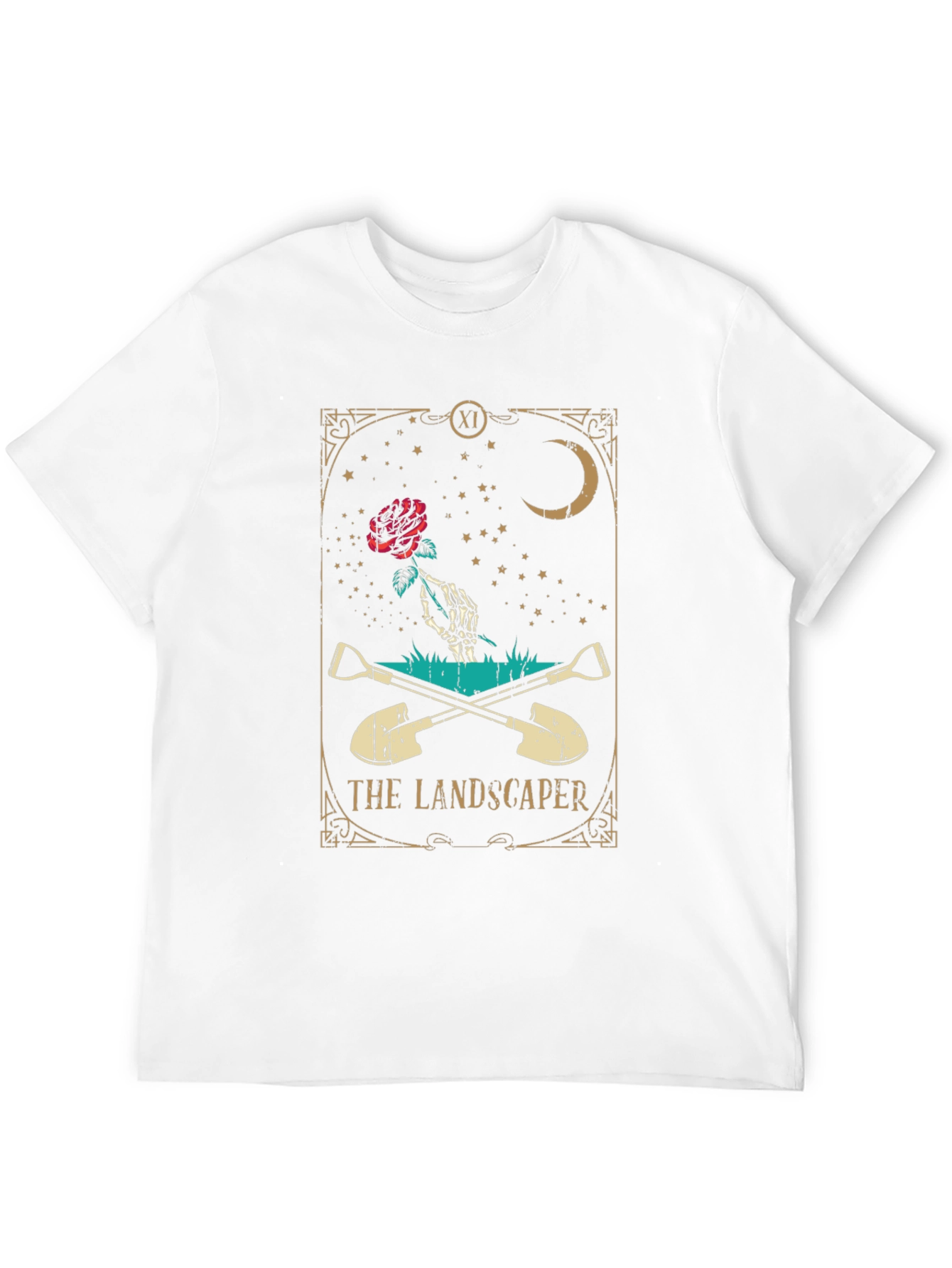Landscaper Tarot Card Graphic T-Shirt