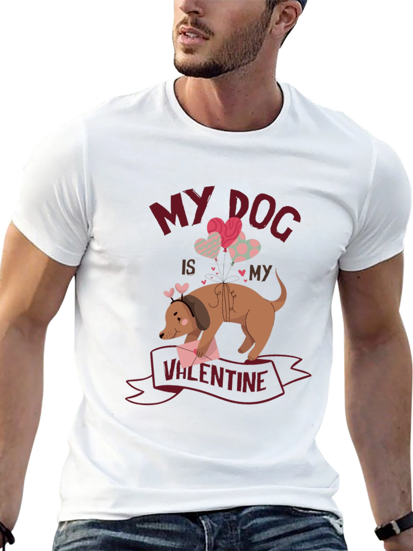 My Dog is My Valentine T-Shirt