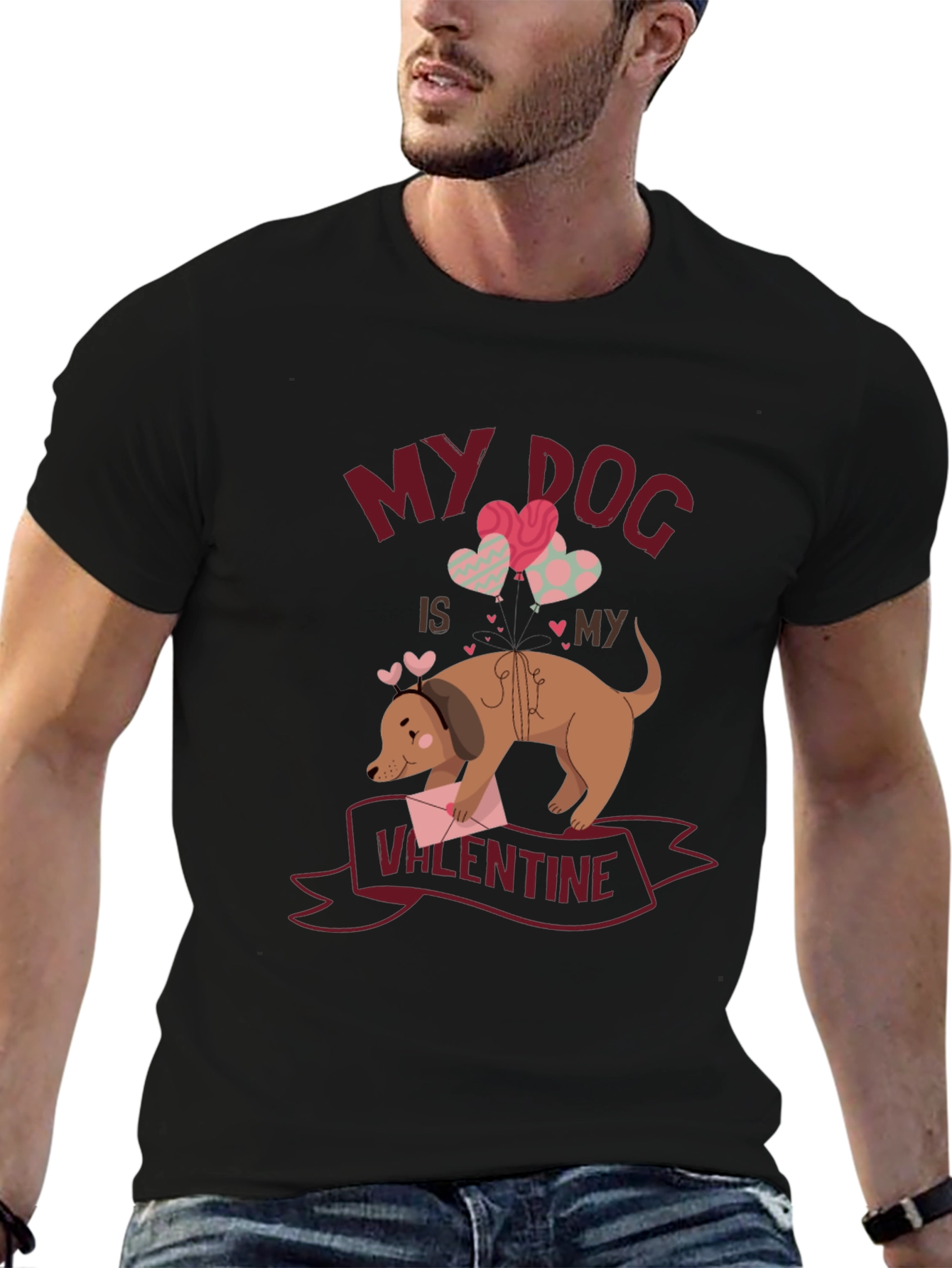 My Dog is My Valentine T-Shirt
