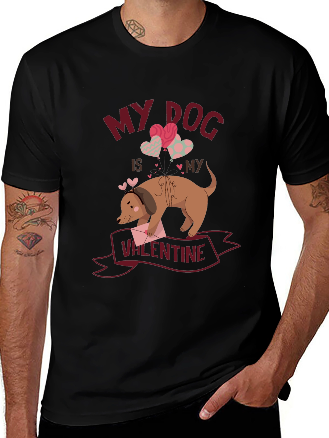 My Dog is My Valentine T-Shirt