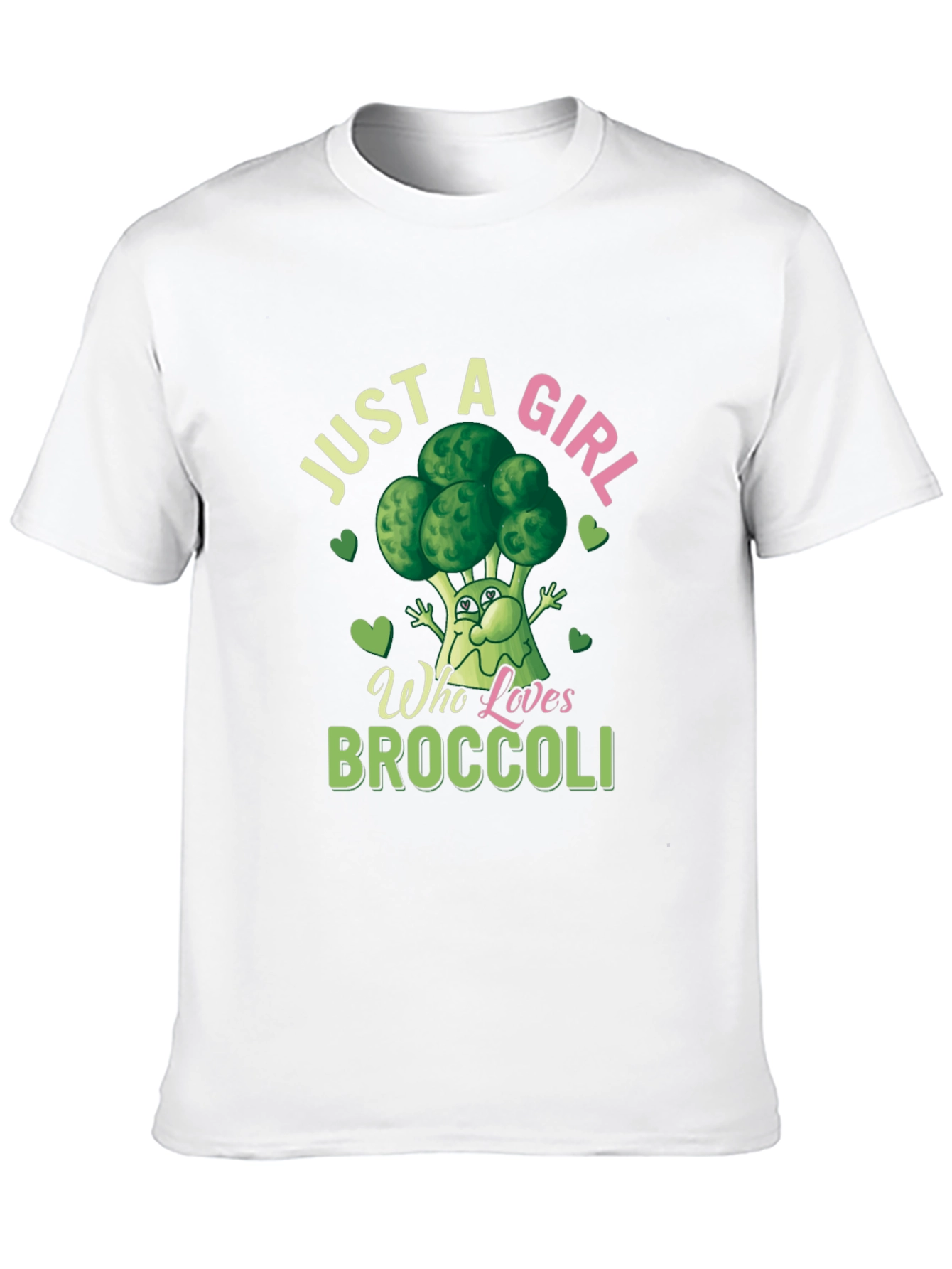 Just a Girl Who Loves Broccoli T-Shirt