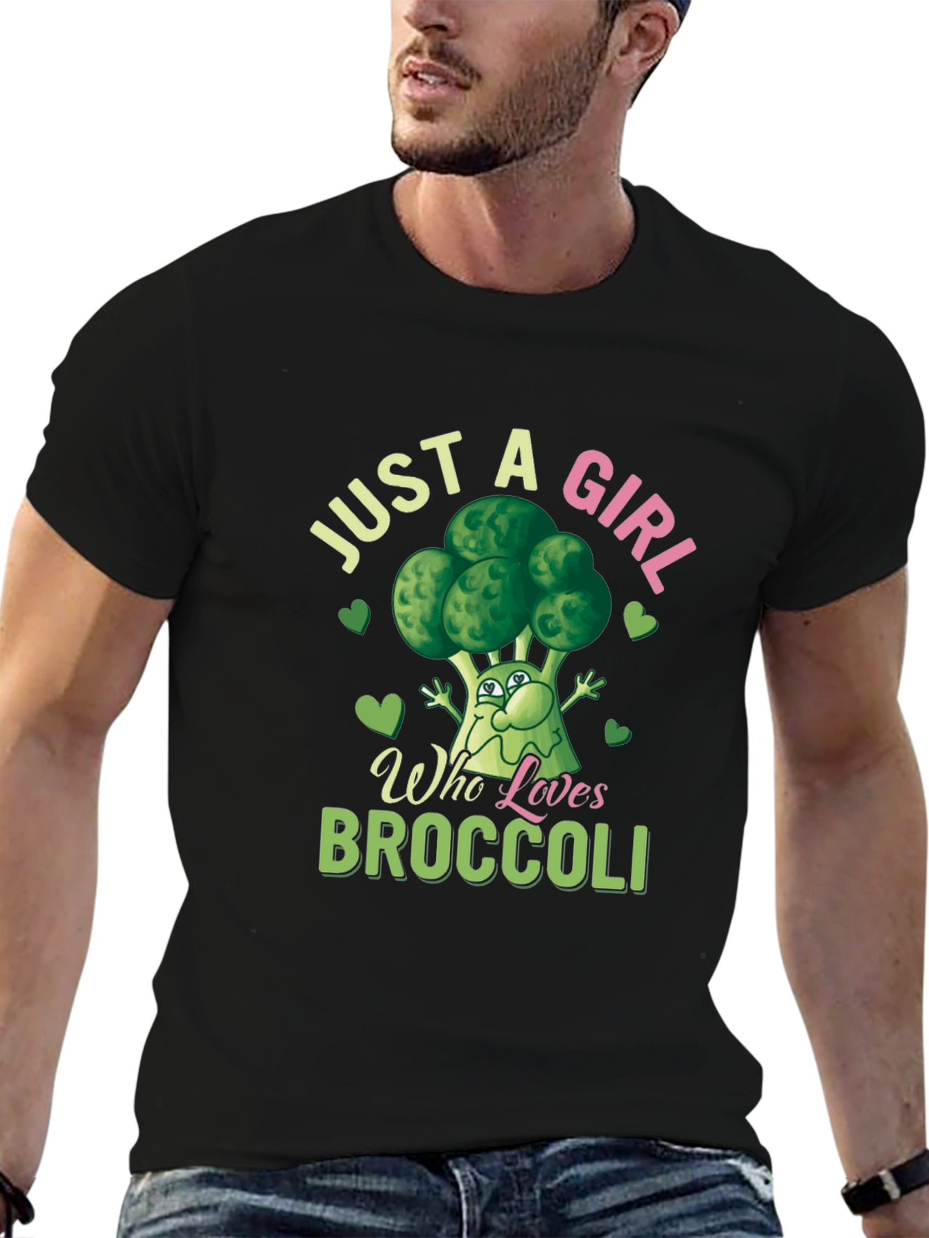 Just a Girl Who Loves Broccoli T-Shirt