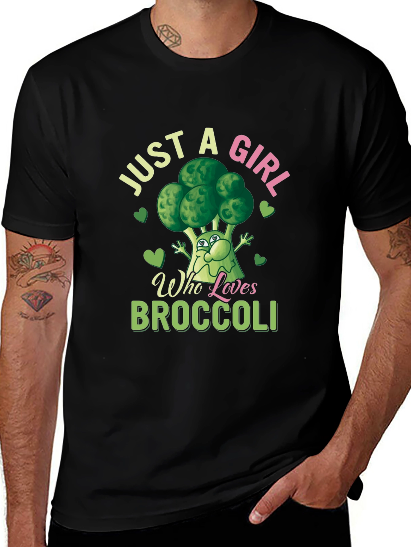 Just a Girl Who Loves Broccoli T-Shirt