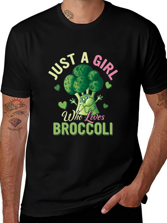 Just a Girl Who Loves Broccoli T-Shirt