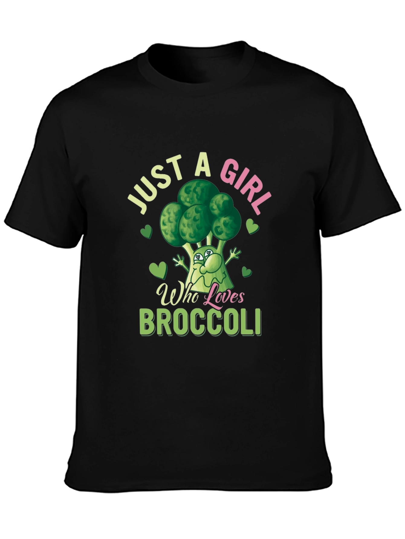 Just a Girl Who Loves Broccoli T-Shirt