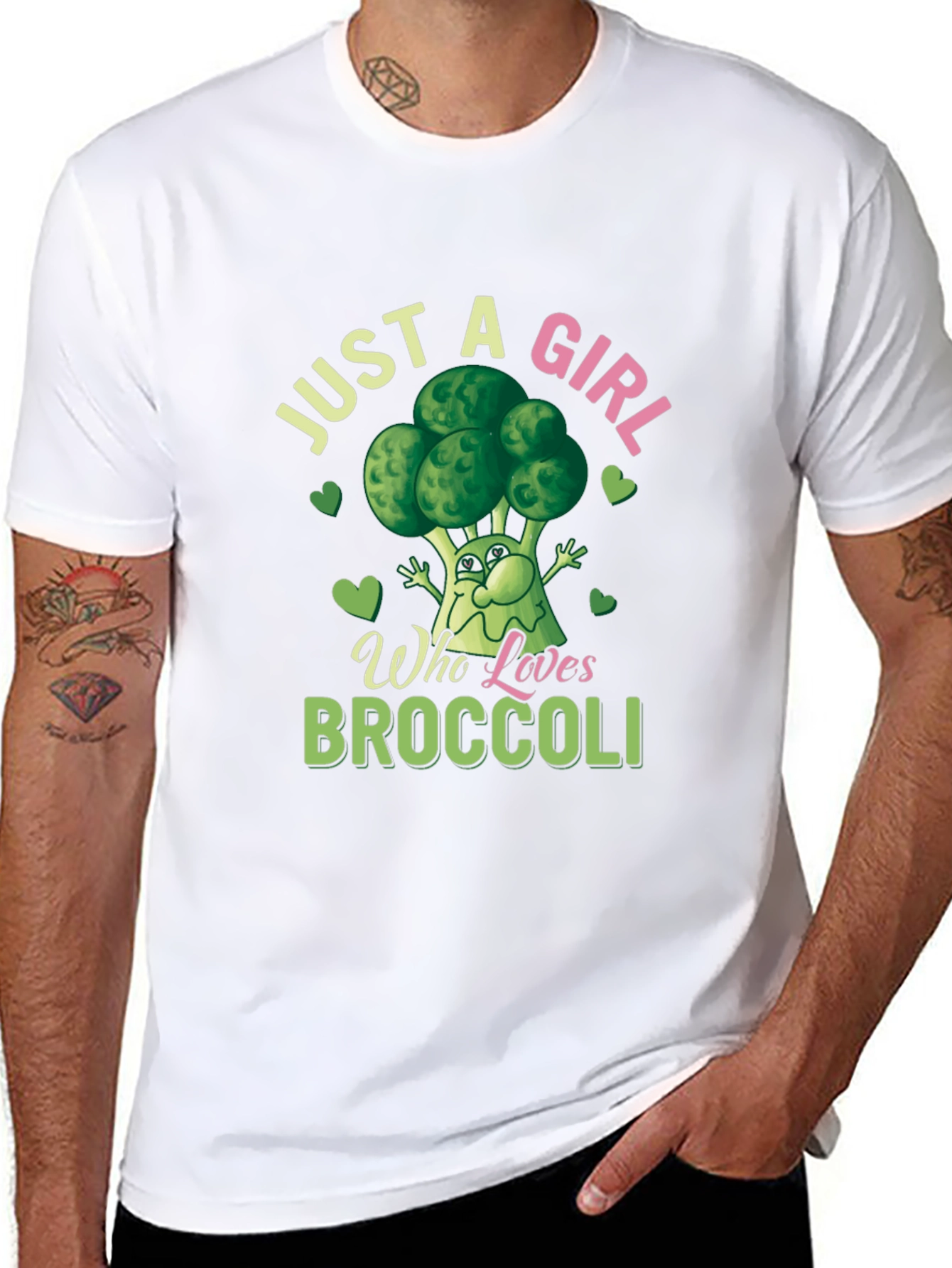 Just a Girl Who Loves Broccoli T-Shirt