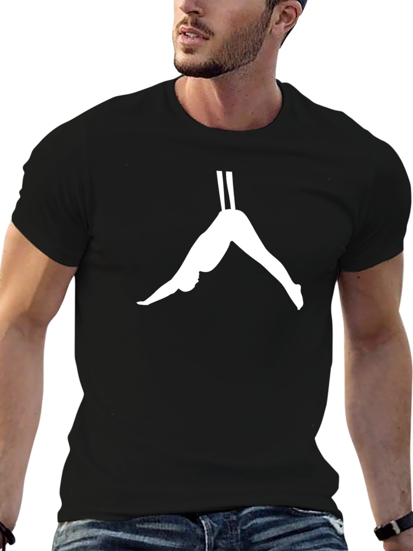 Aerial Acrobat Black T-Shirt