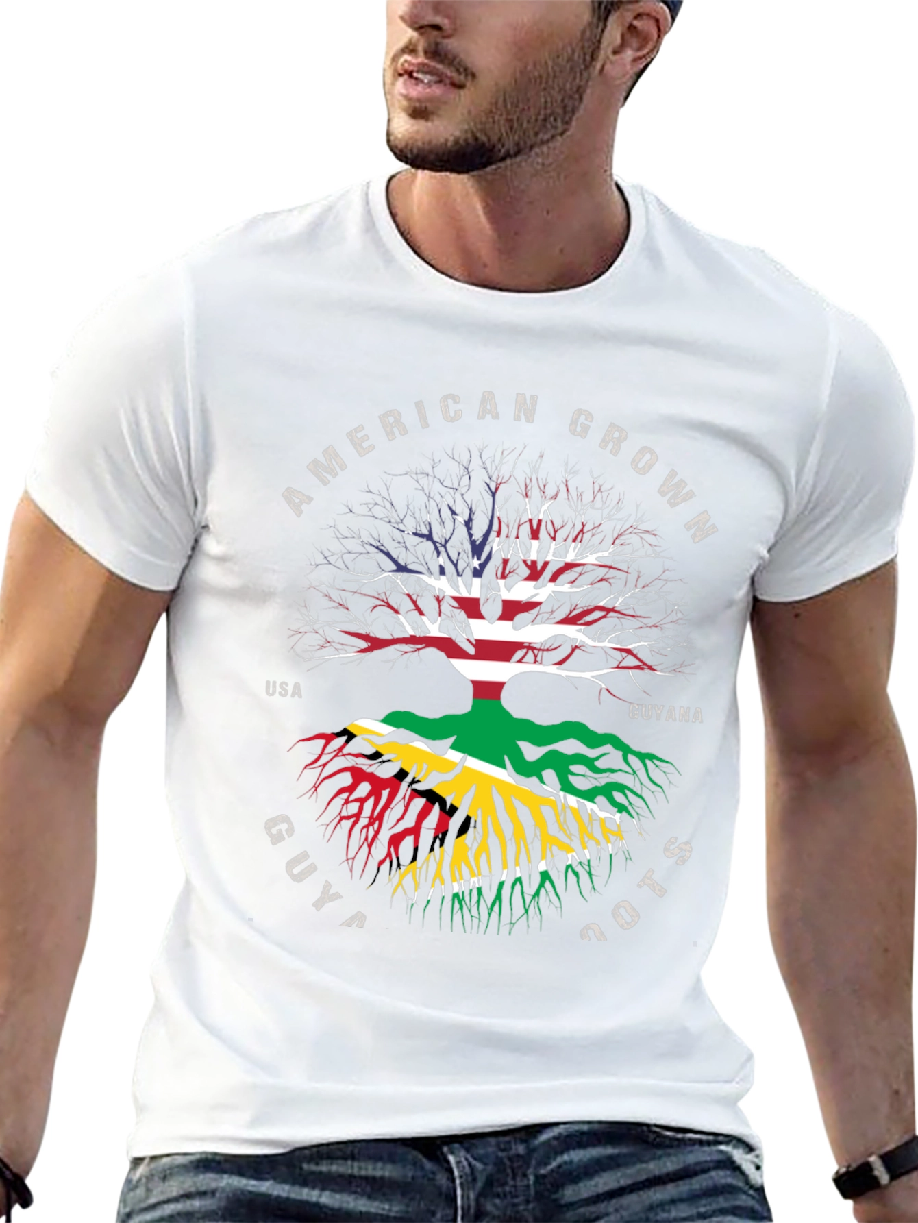 American Grown Guyana Roots T-Shirt