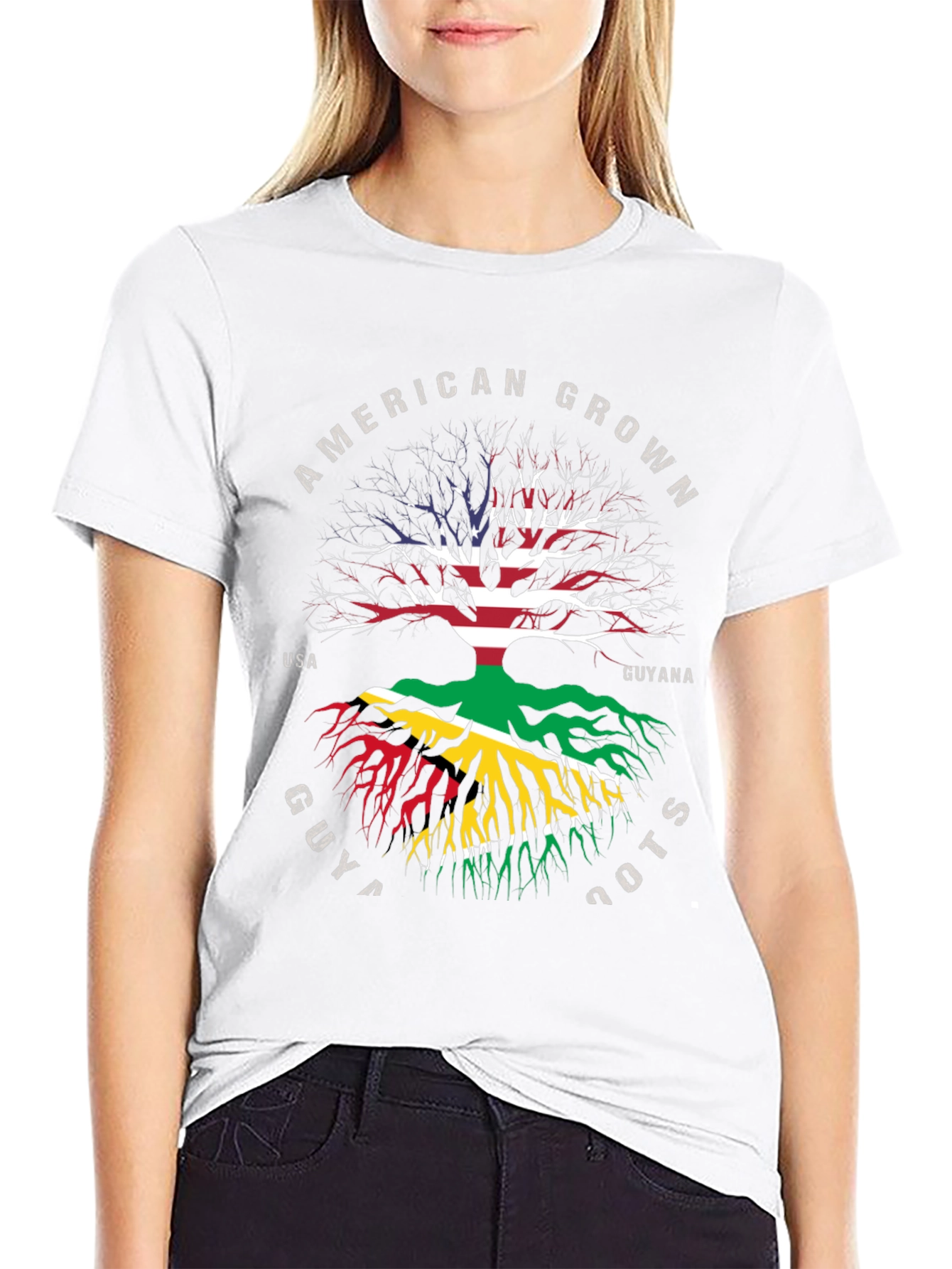 American Grown Guyana Roots T-Shirt