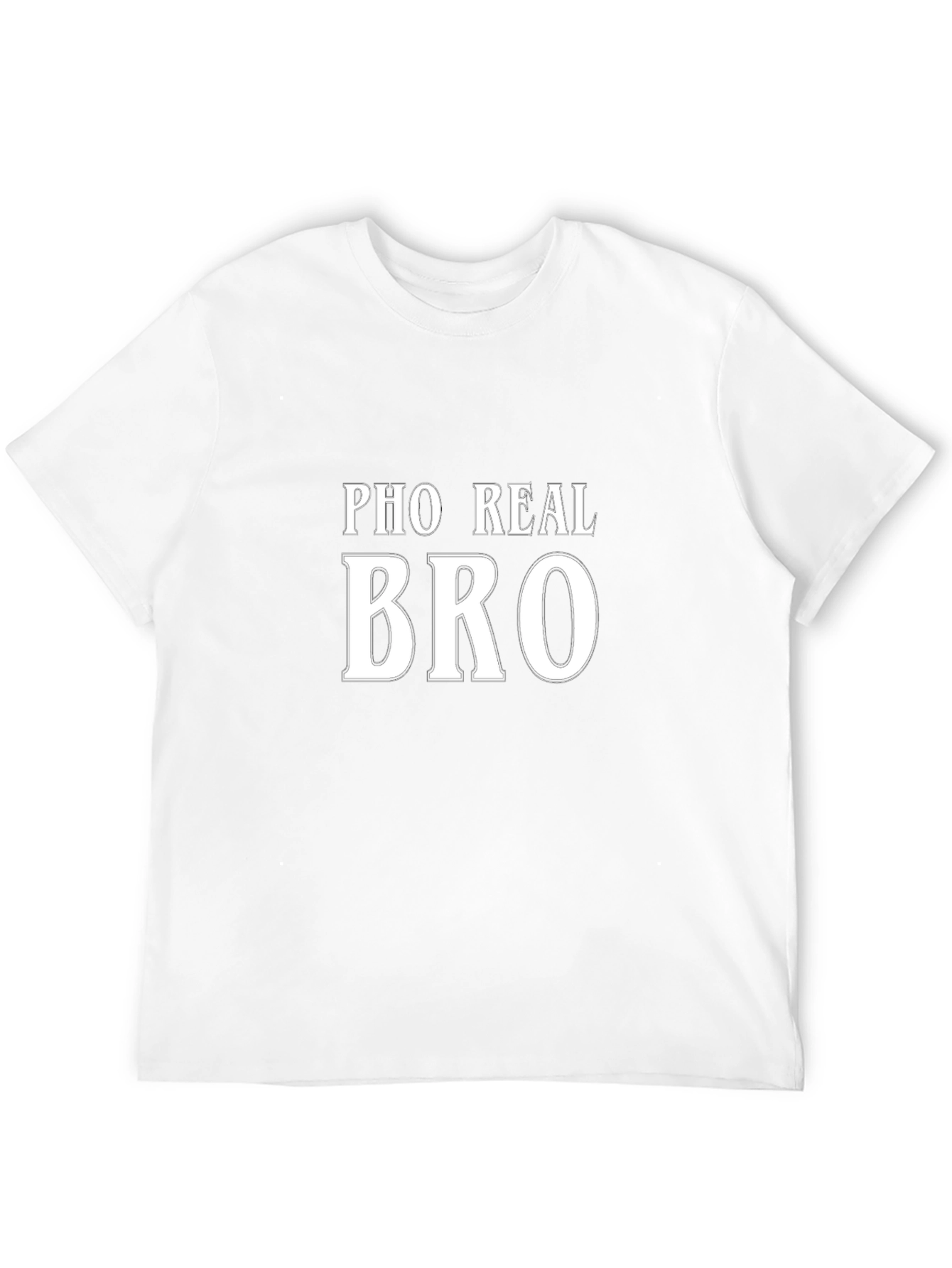 Pho Real Bro Black Graphic Tee